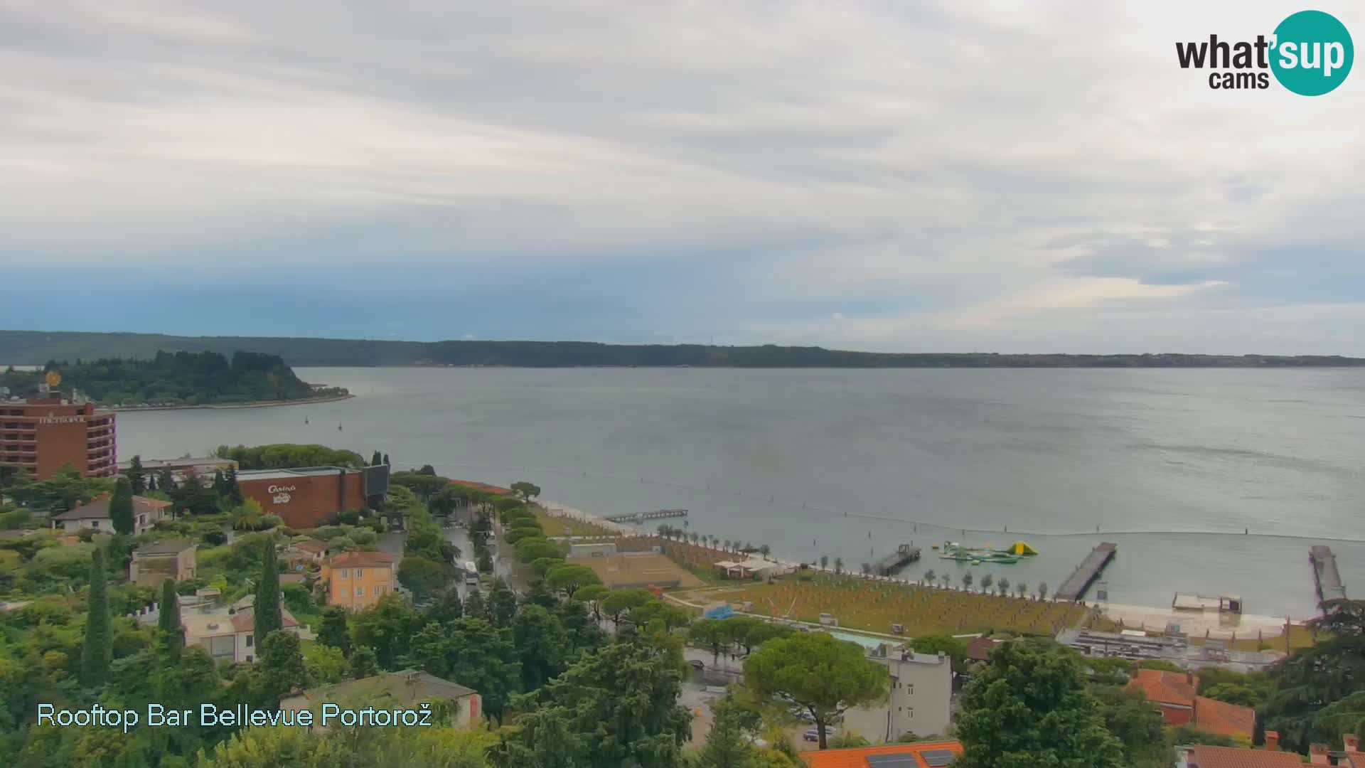 Panorama webcam Portorož – view from Villa Bellevue