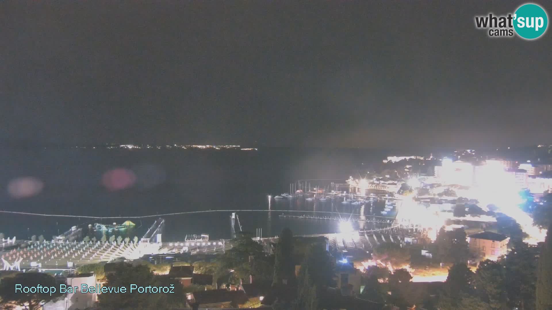 Live webcam Portorož – Panorama dalla Villa Bellevue