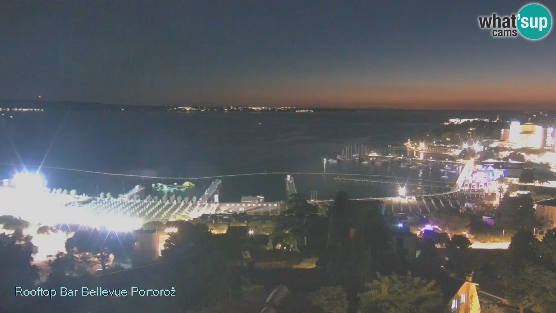 Portorož camera en vivo – Panorama Villa Bellevue