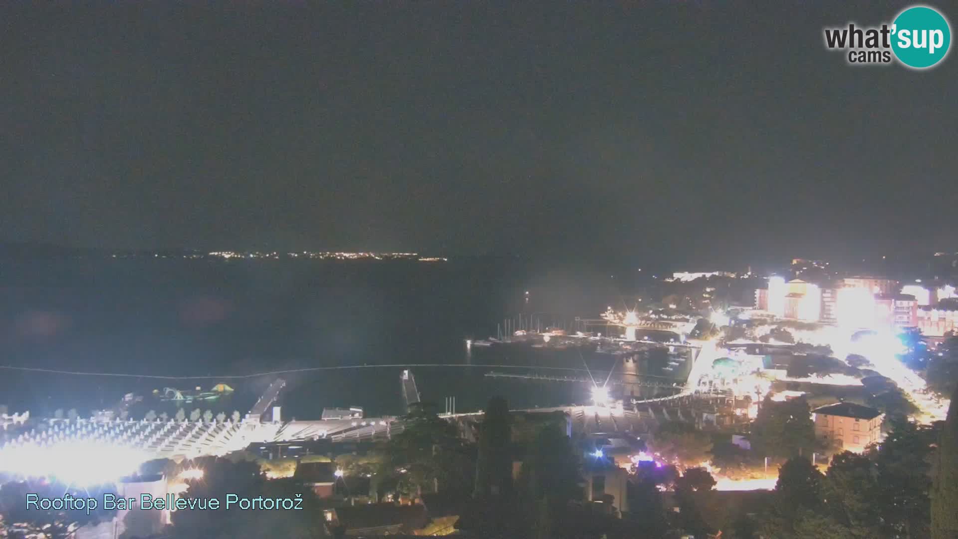 Portorož web kamera – pogled sa Villa Bellevue