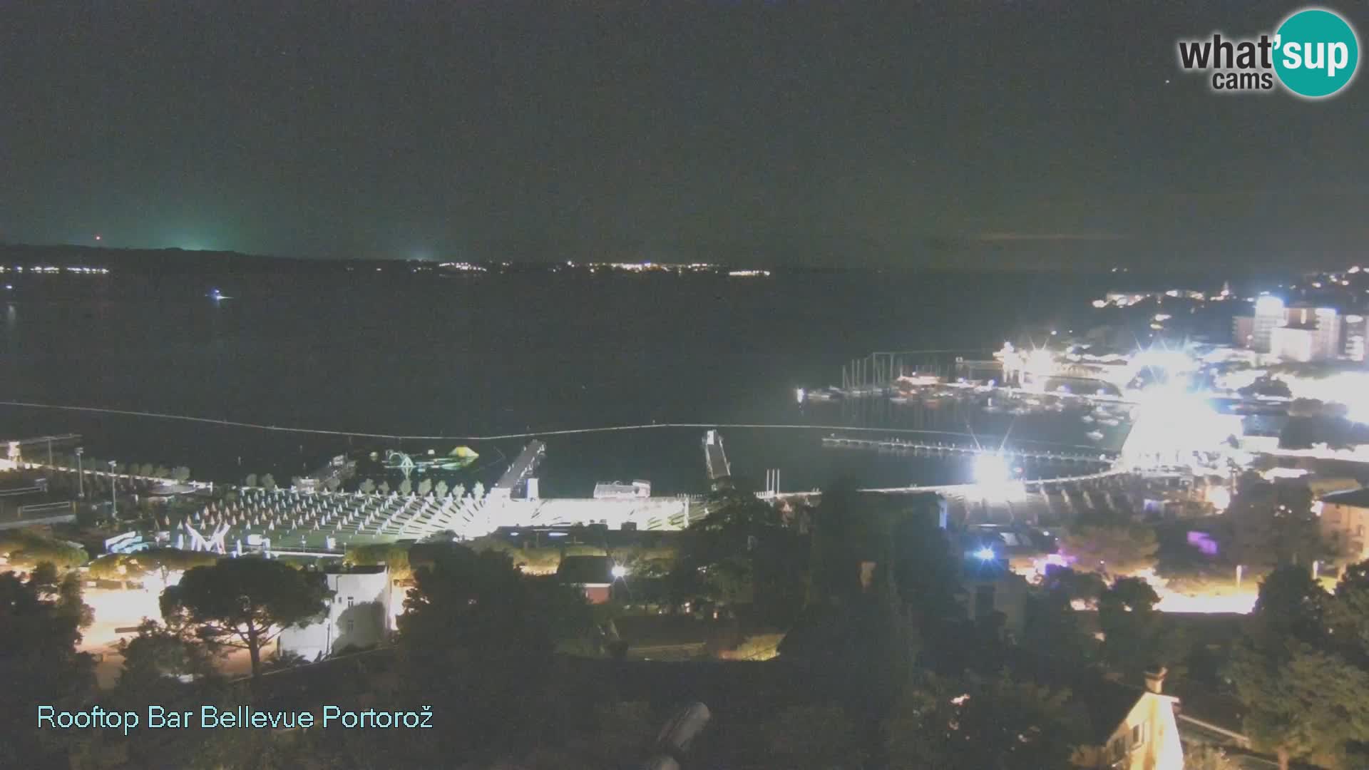 Portorož camera en vivo – Panorama Villa Bellevue