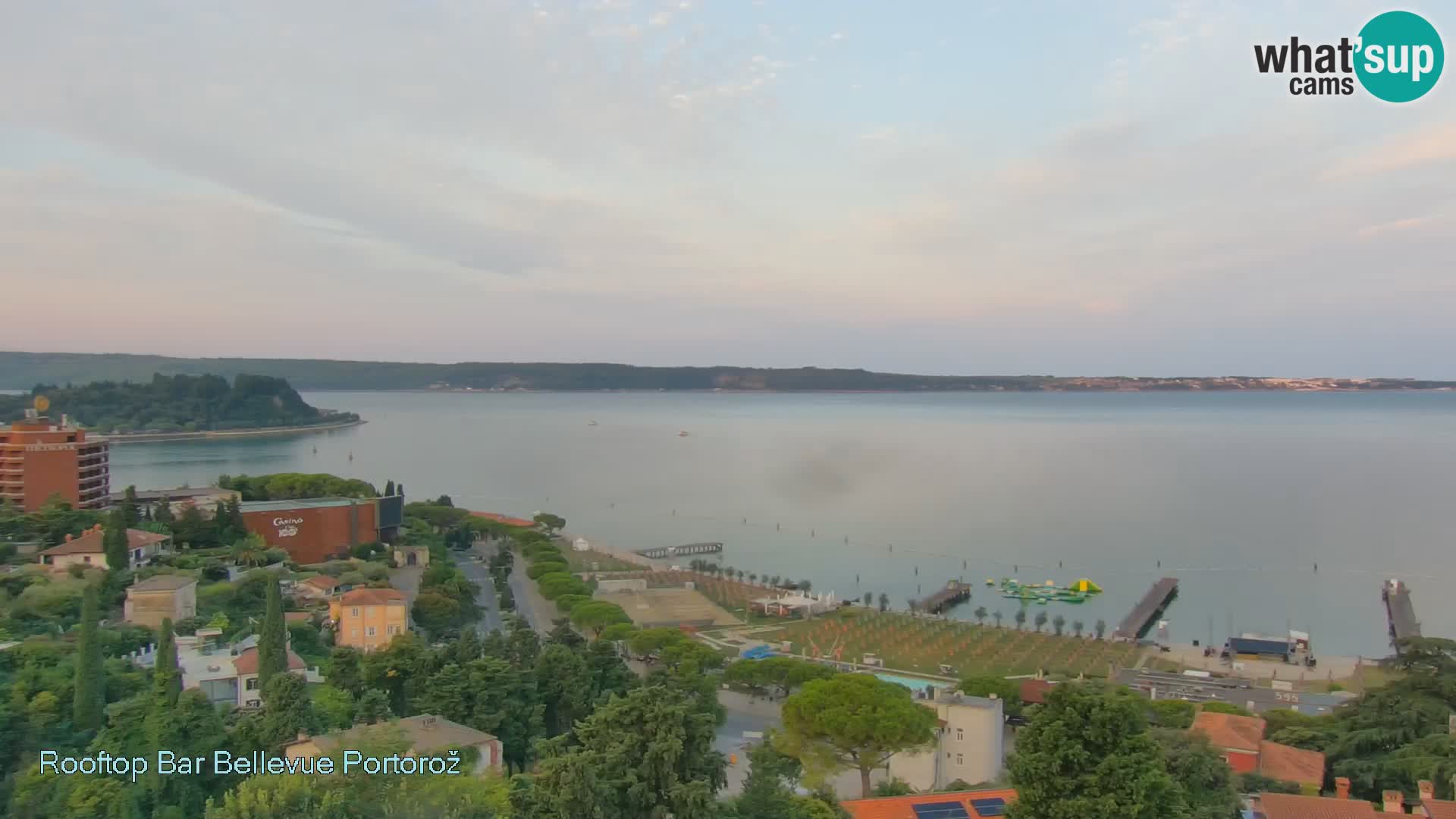 Portorož web kamera – pogled sa Villa Bellevue