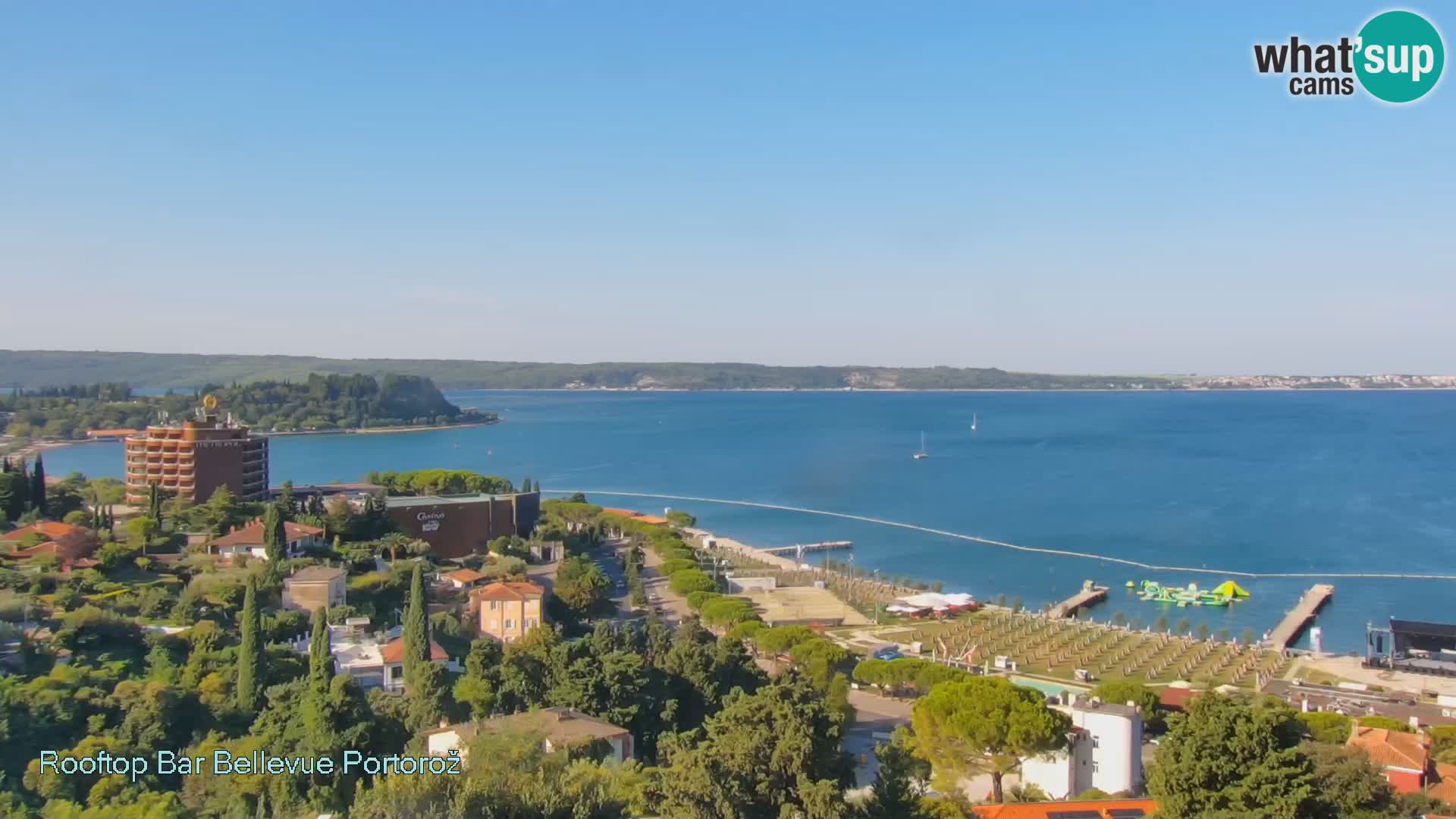 Portorož camera en vivo – Panorama Villa Bellevue