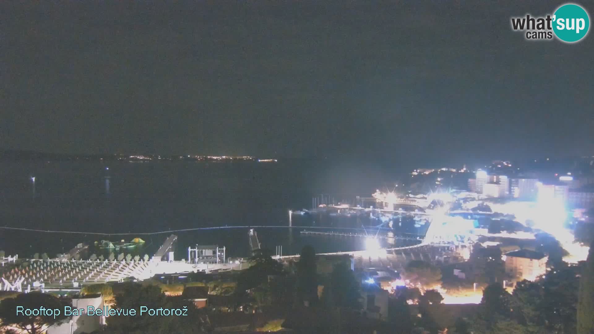 Portorož camera en vivo – Panorama Villa Bellevue