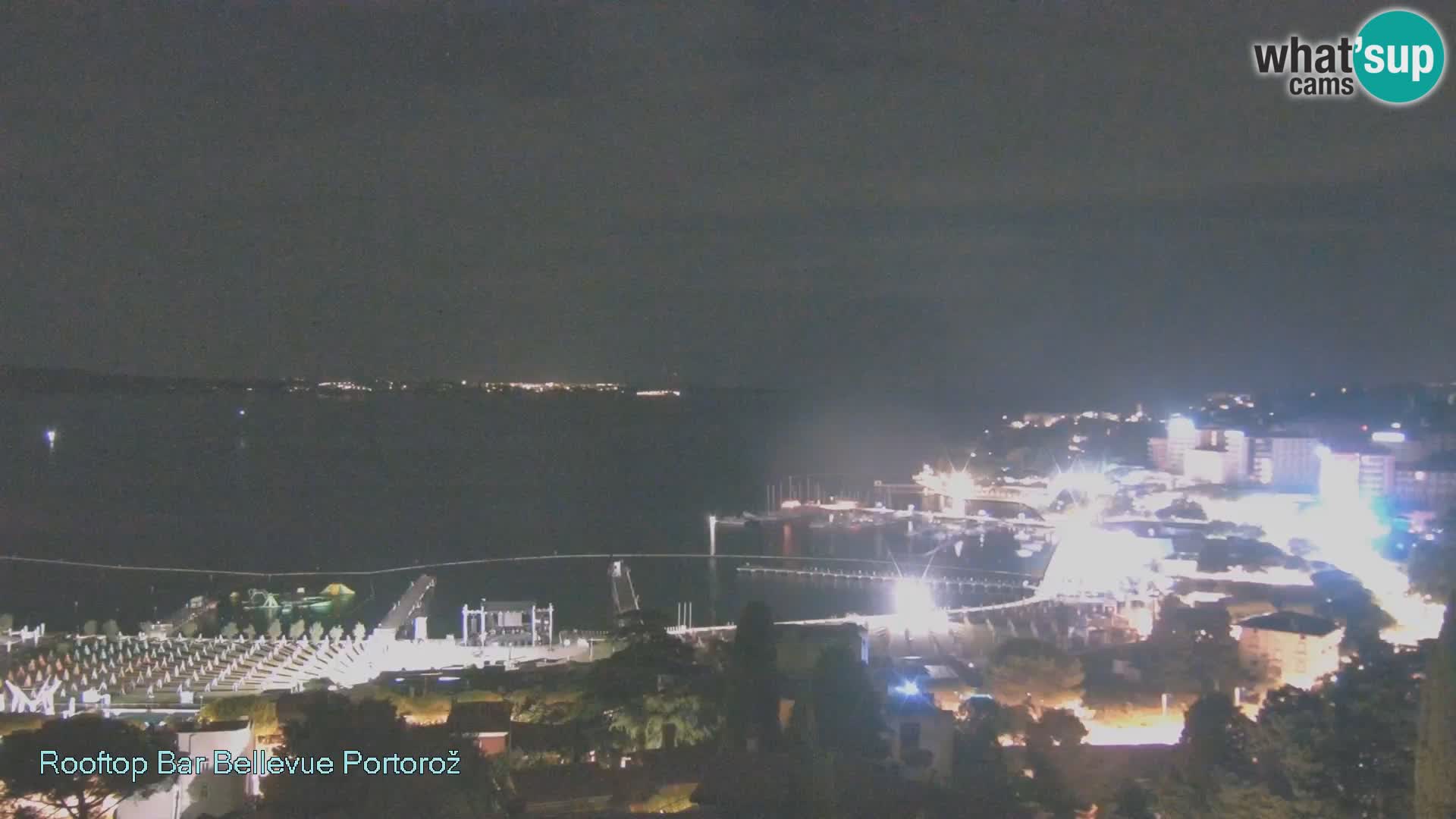 Portorož camera en vivo – Panorama Villa Bellevue