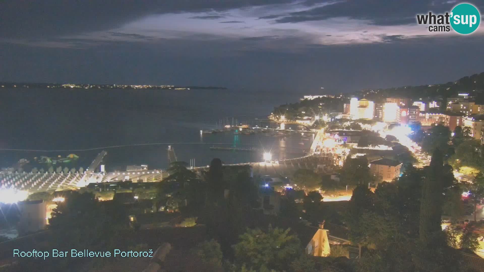 Portorož camera en vivo – Panorama Villa Bellevue