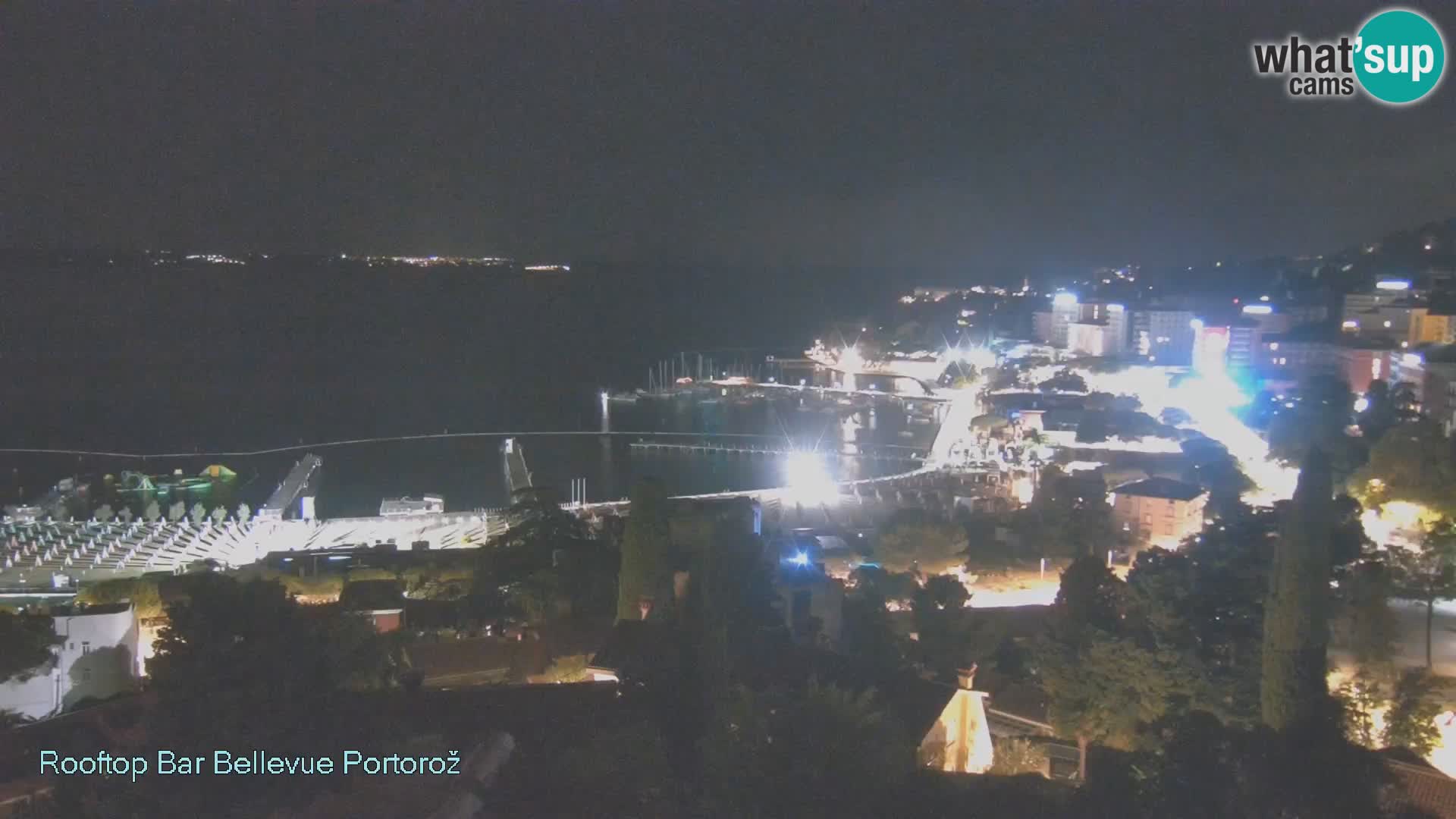 Portorož camera en vivo – Panorama Villa Bellevue