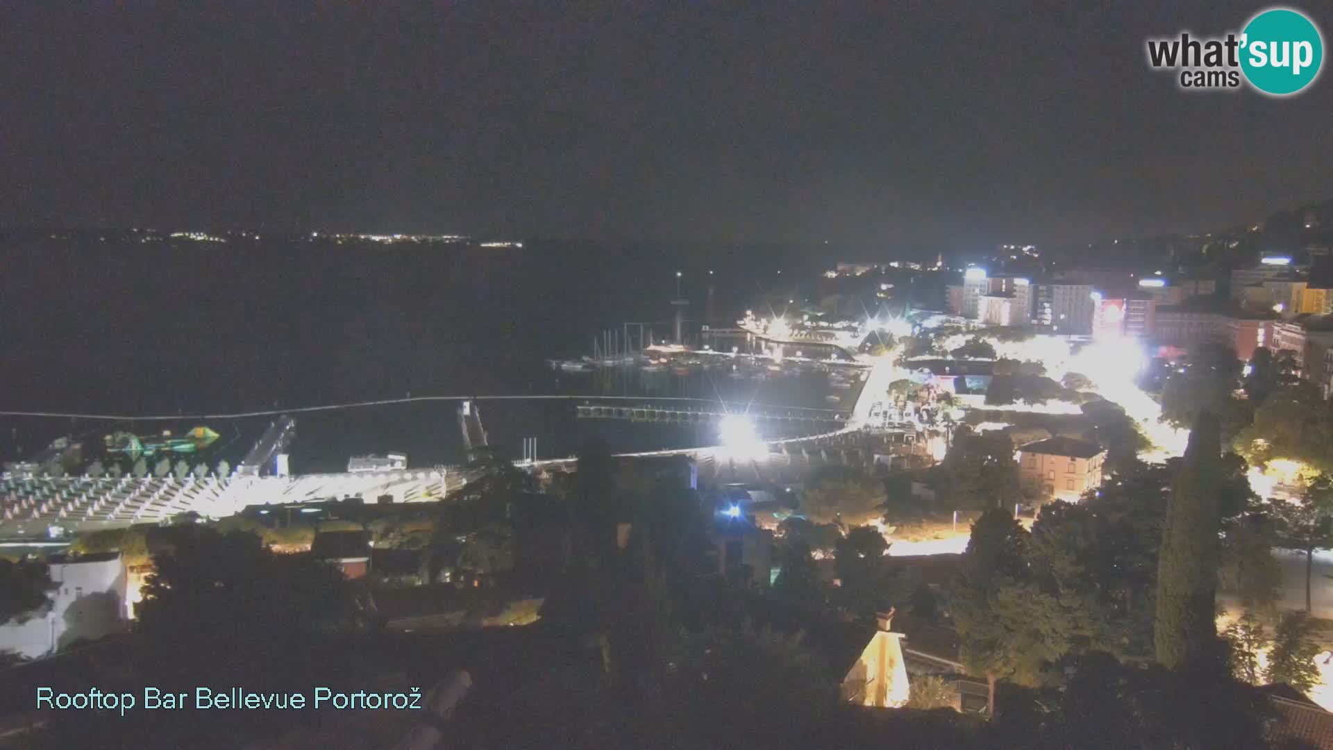 Portorož web kamera – pogled sa Villa Bellevue