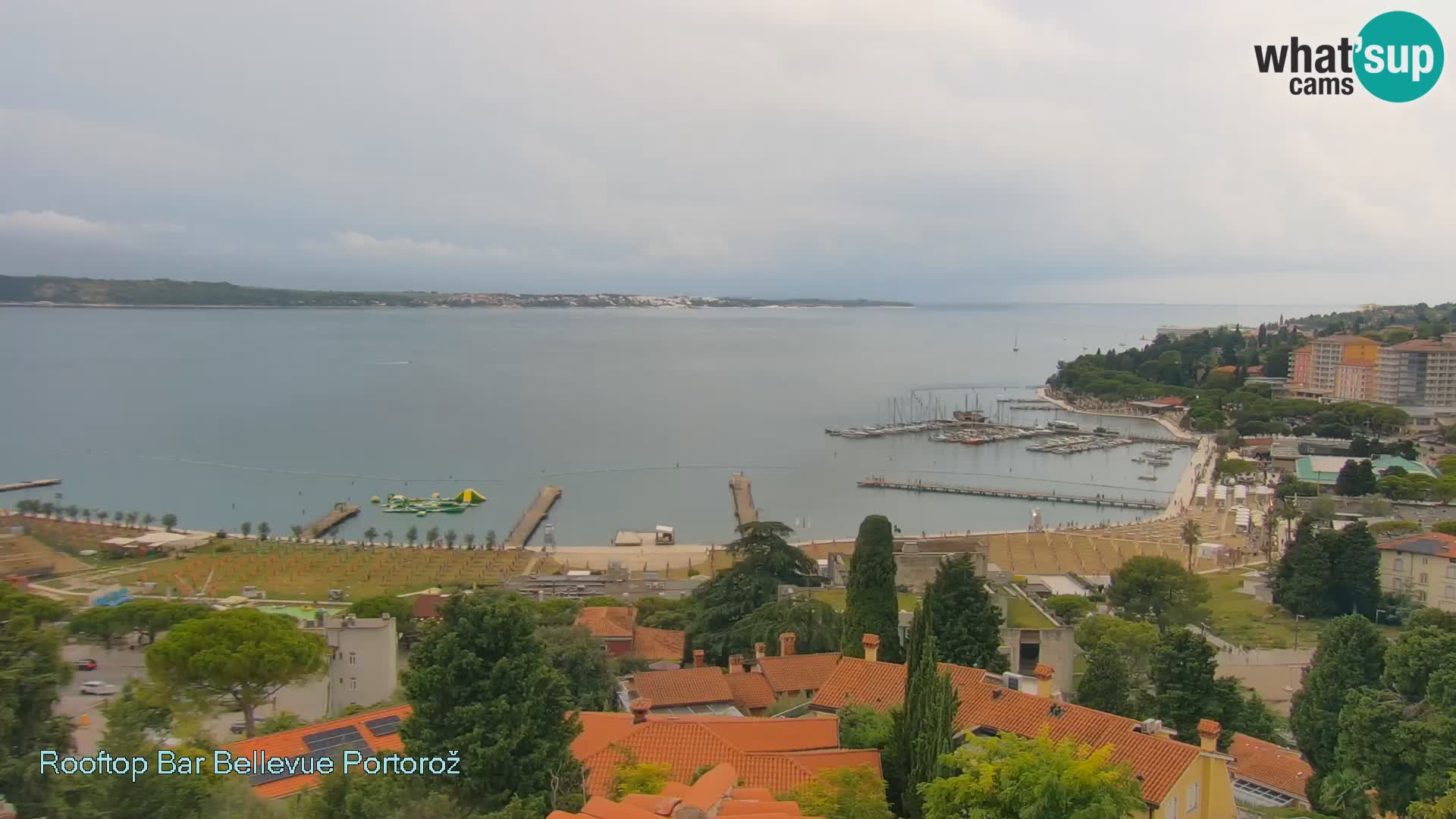 Portorož camera en vivo – Panorama Villa Bellevue