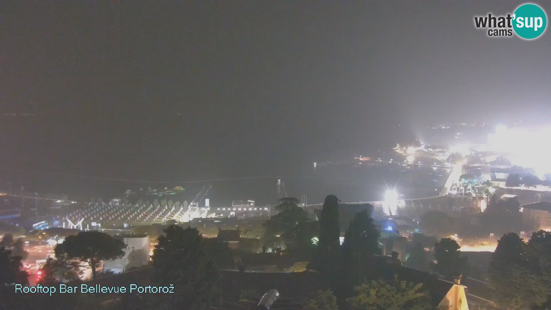 Portorož camera en vivo – Panorama Villa Bellevue