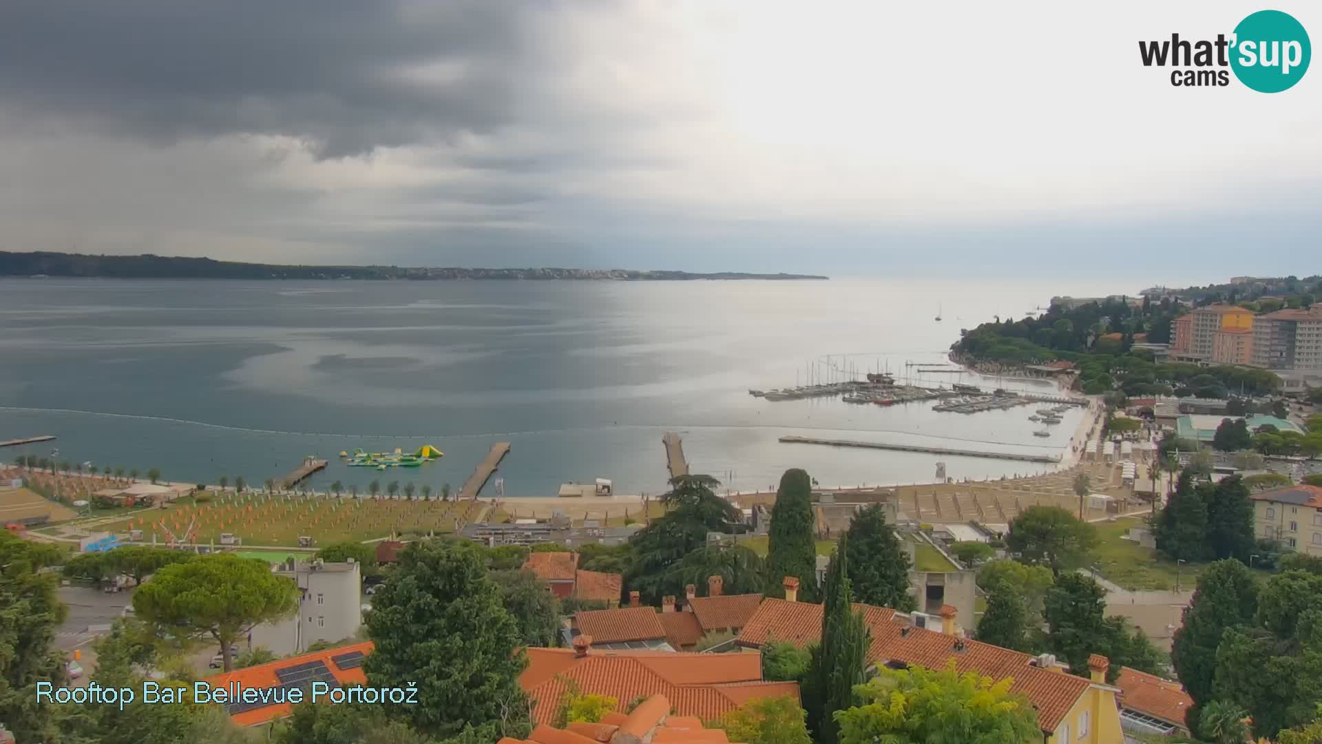 Portorož web kamera – pogled sa Villa Bellevue