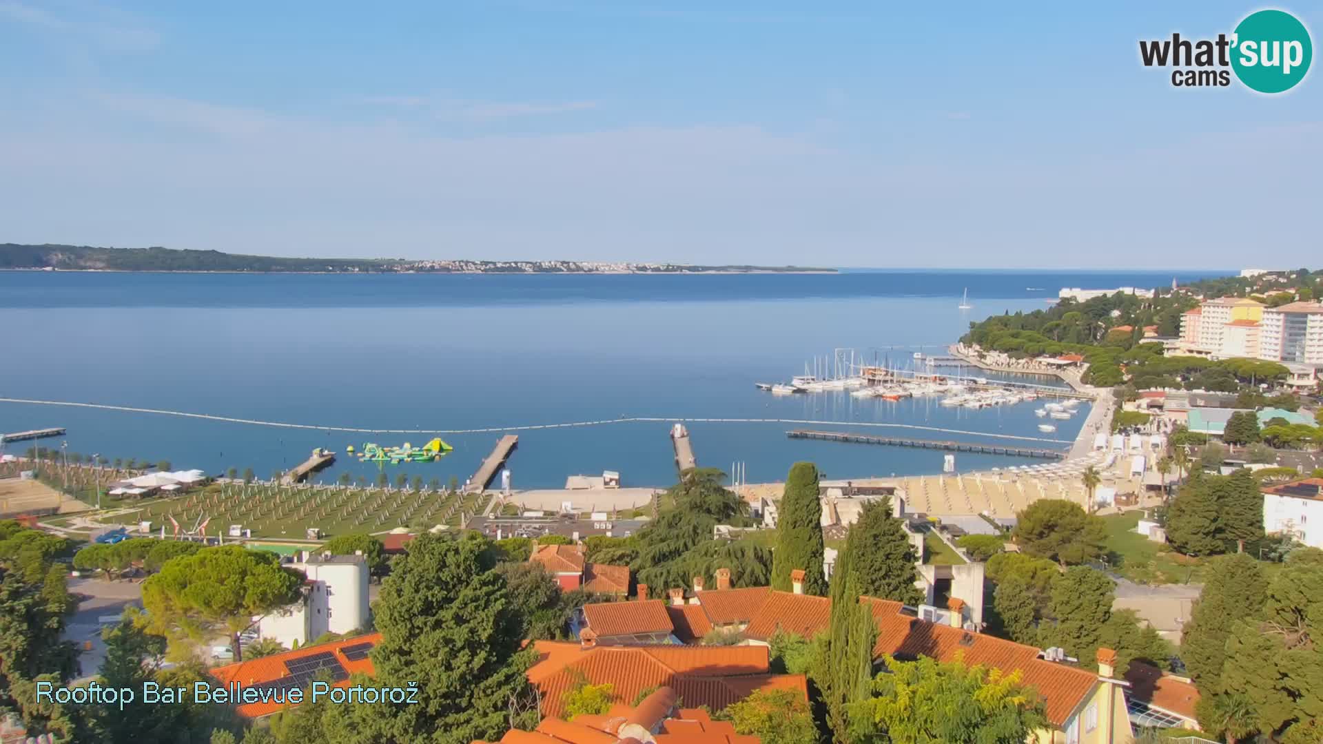 Portorož camera en vivo – Panorama Villa Bellevue