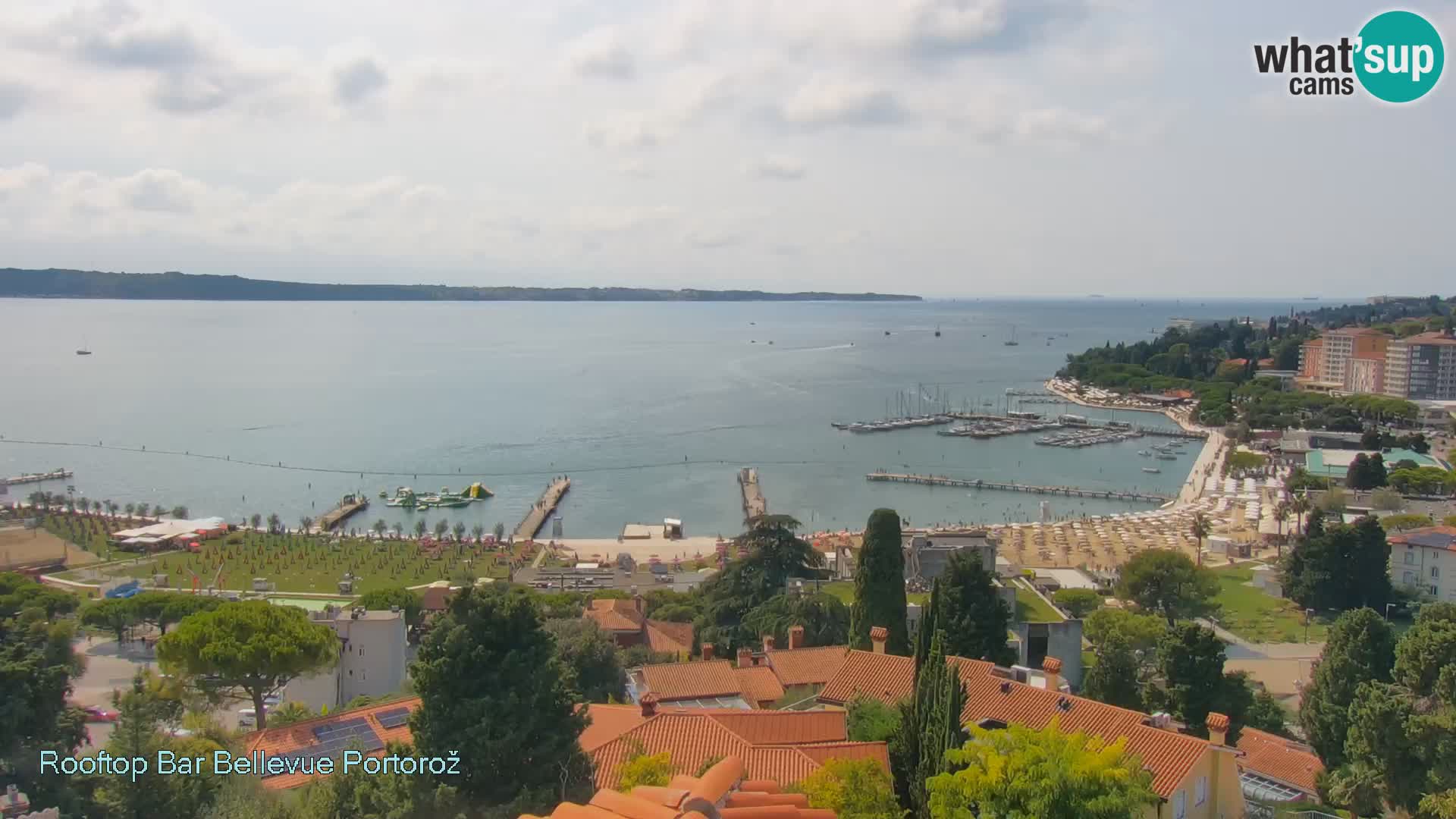Portorož camera en vivo – Panorama Villa Bellevue