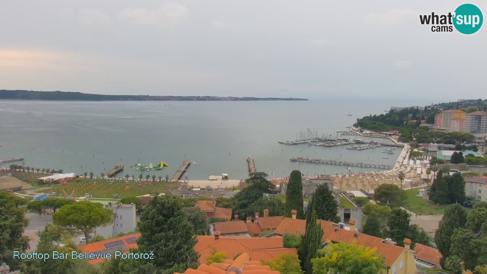 Portorož camera en vivo – Panorama Villa Bellevue