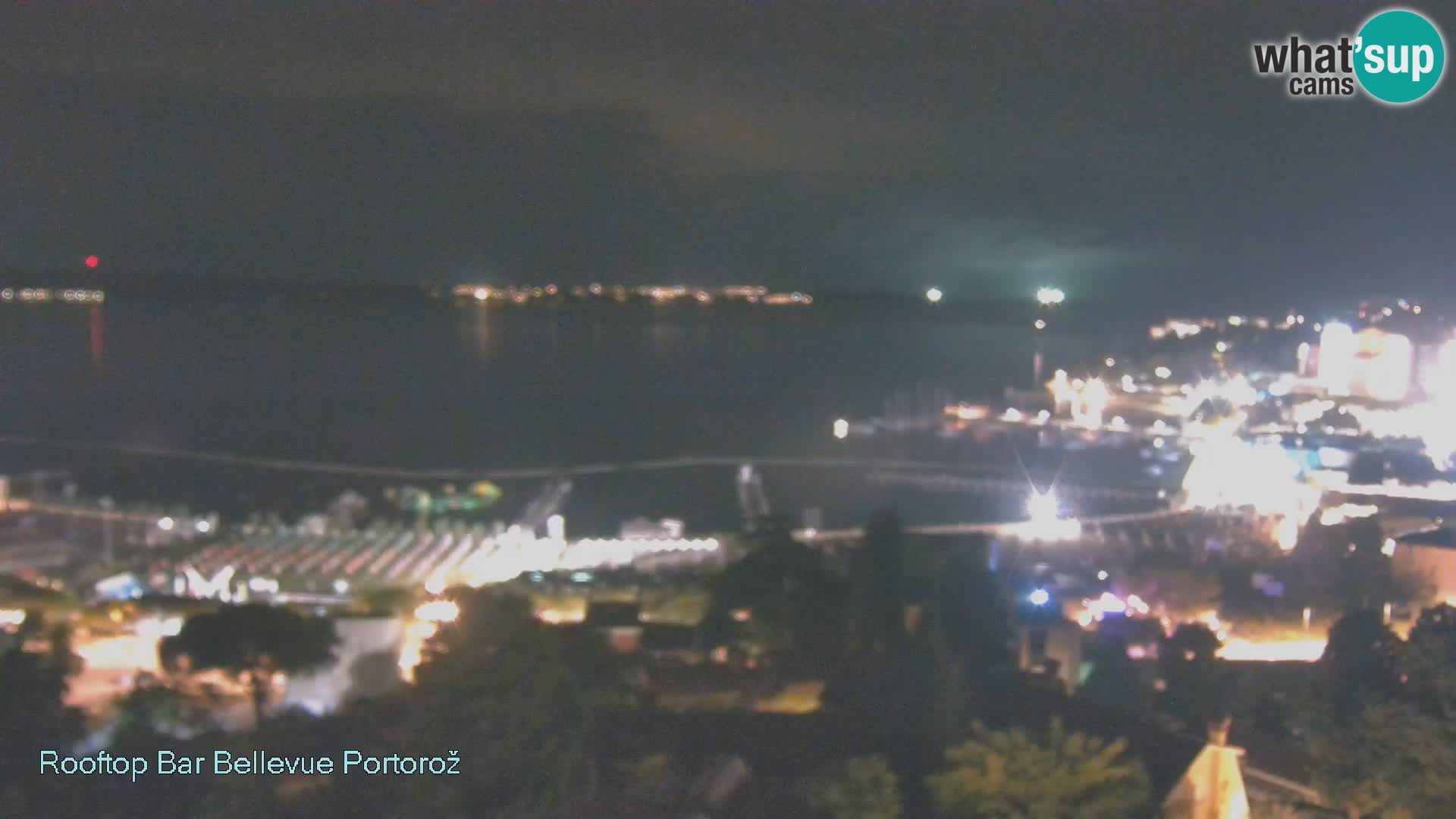 Portorož web kamera – pogled sa Villa Bellevue