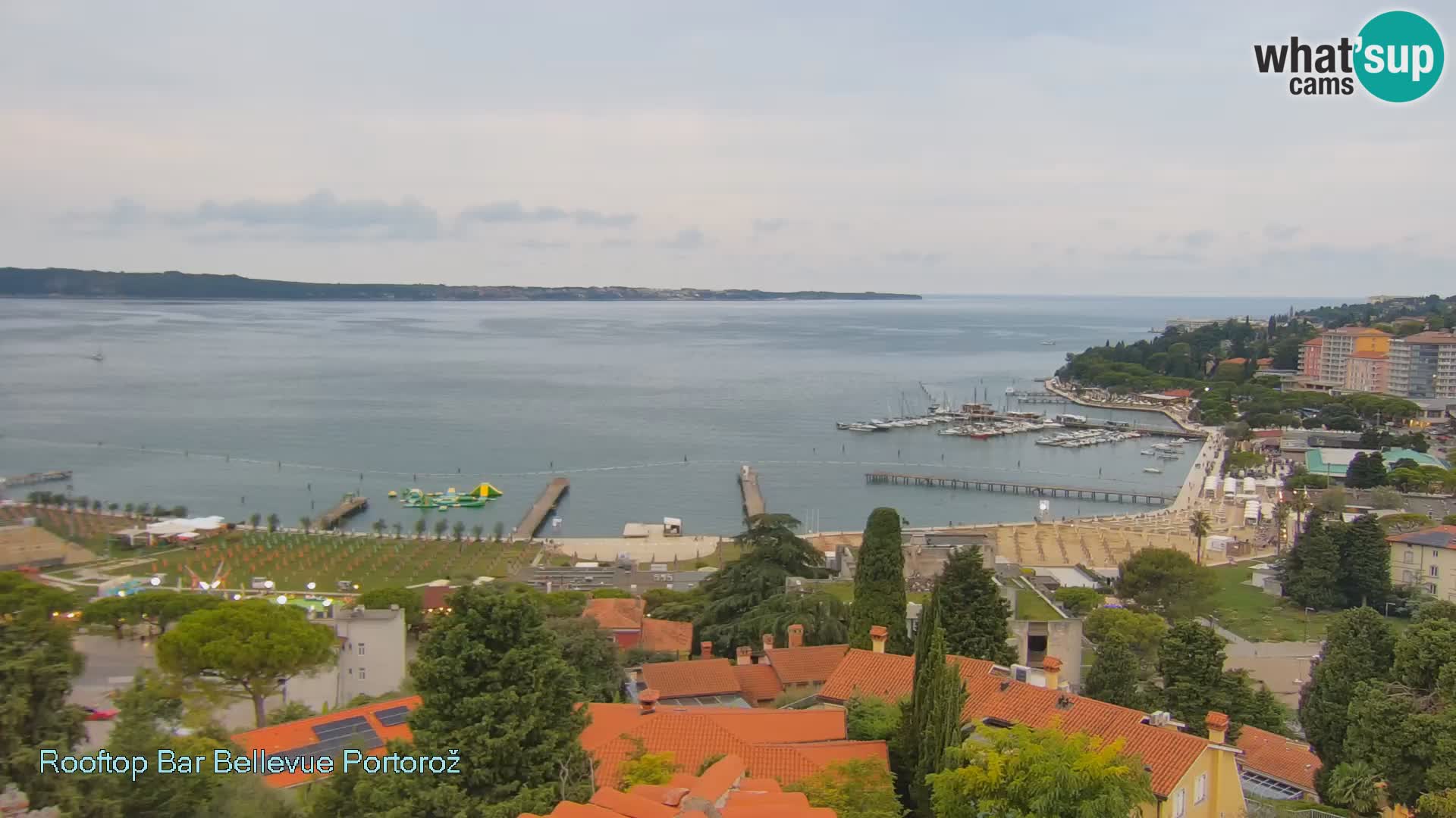 Portorož camera en vivo – Panorama Villa Bellevue
