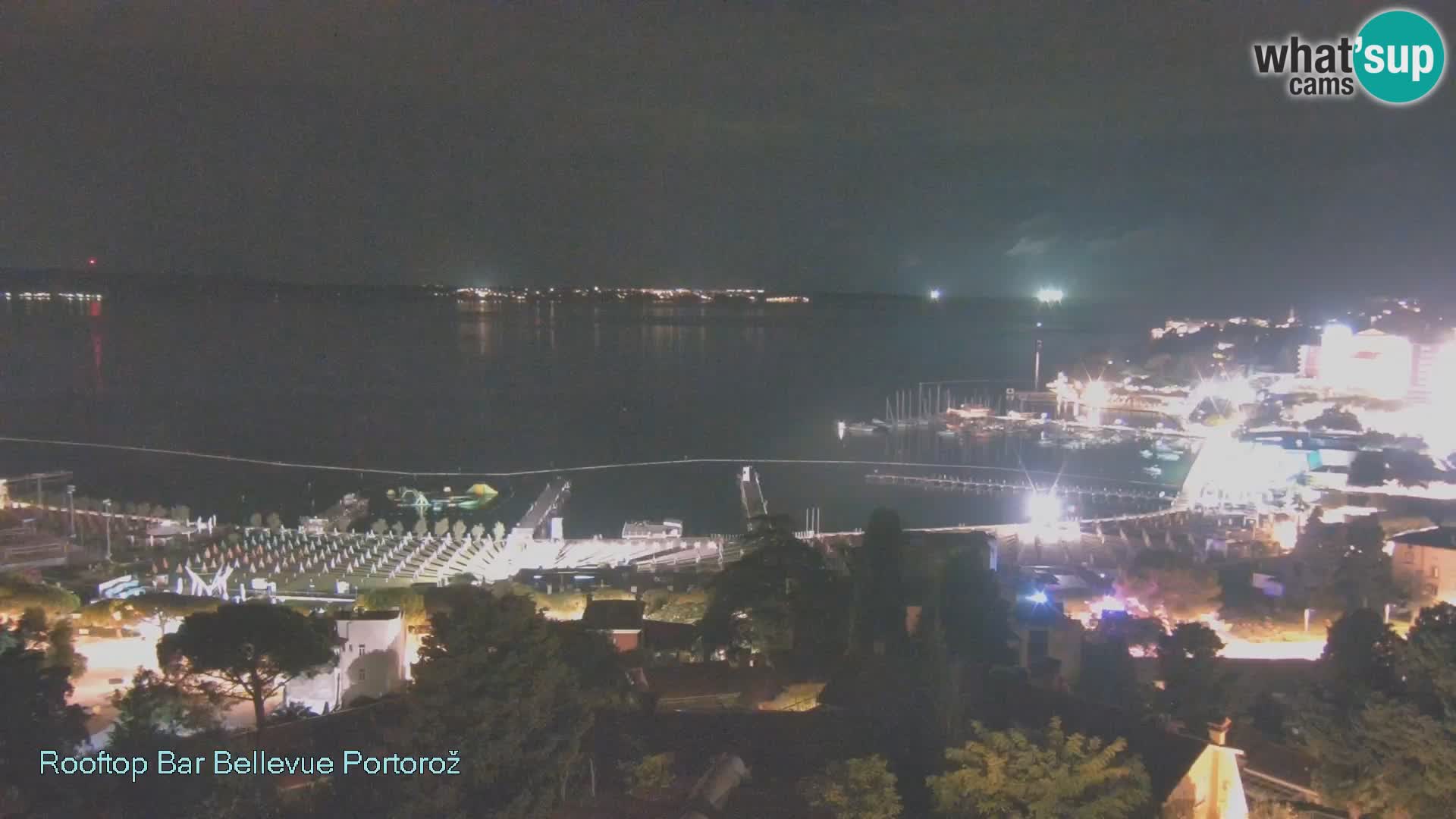 Portorož web kamera – pogled sa Villa Bellevue