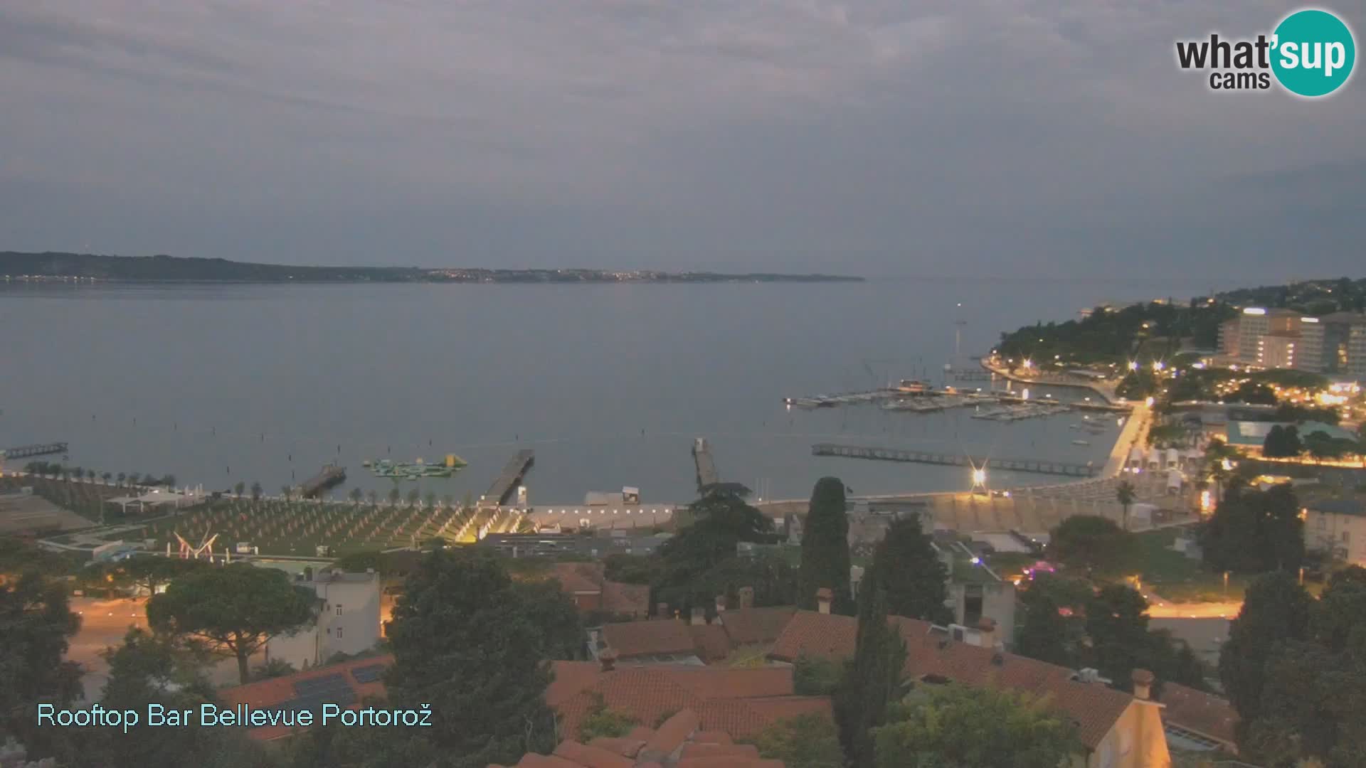 Portorož web kamera – pogled sa Villa Bellevue