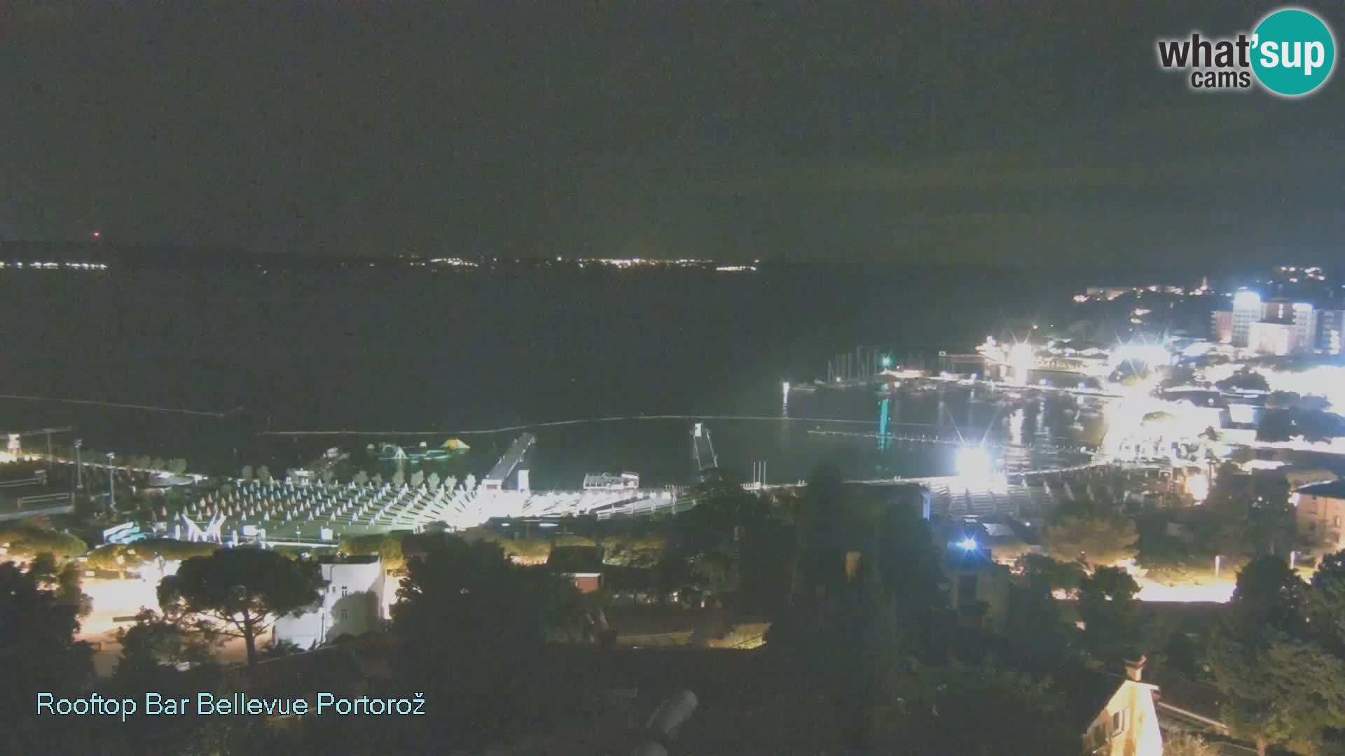 Portorož camera en vivo – Panorama Villa Bellevue