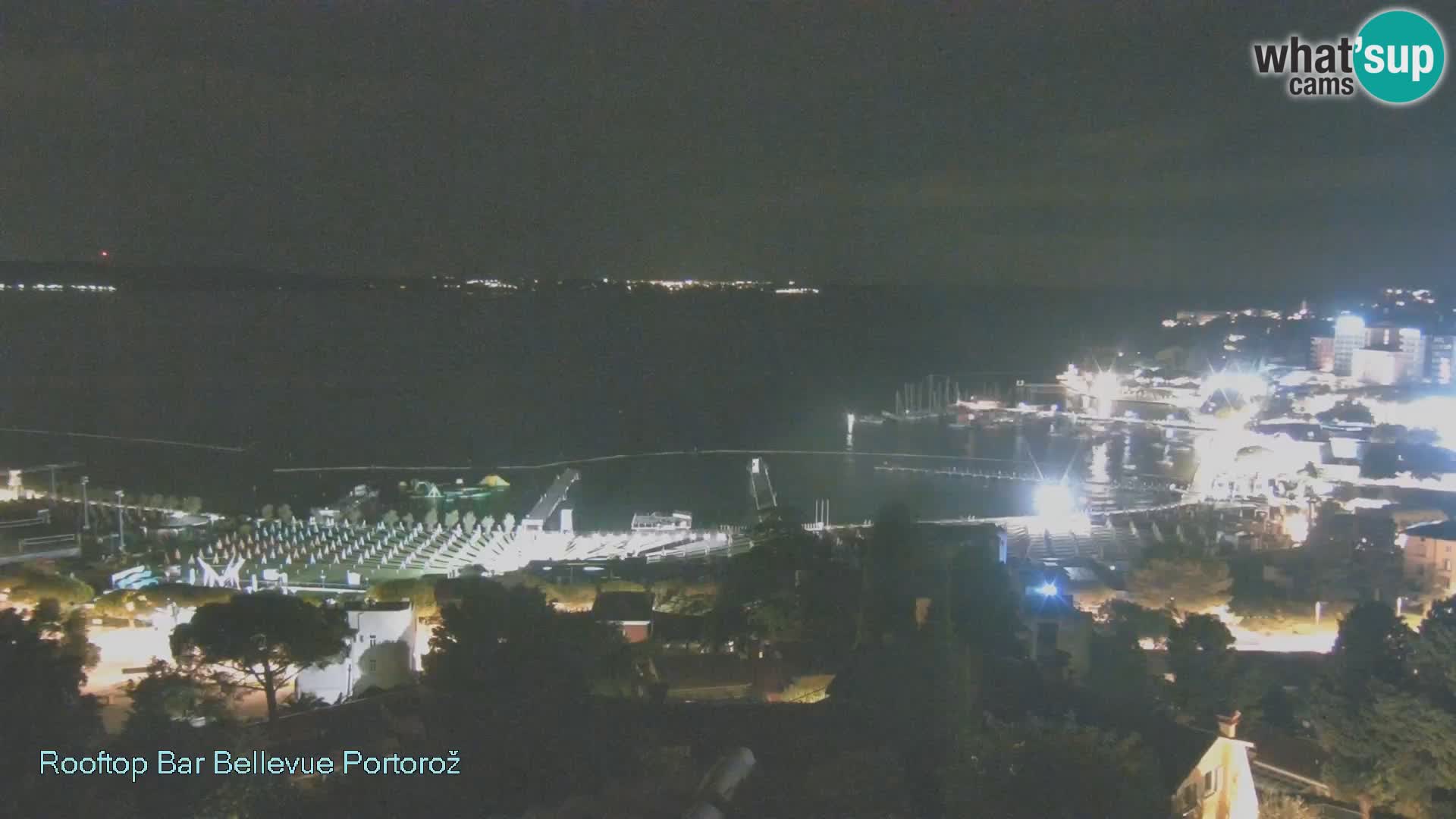 Portorož camera en vivo – Panorama Villa Bellevue