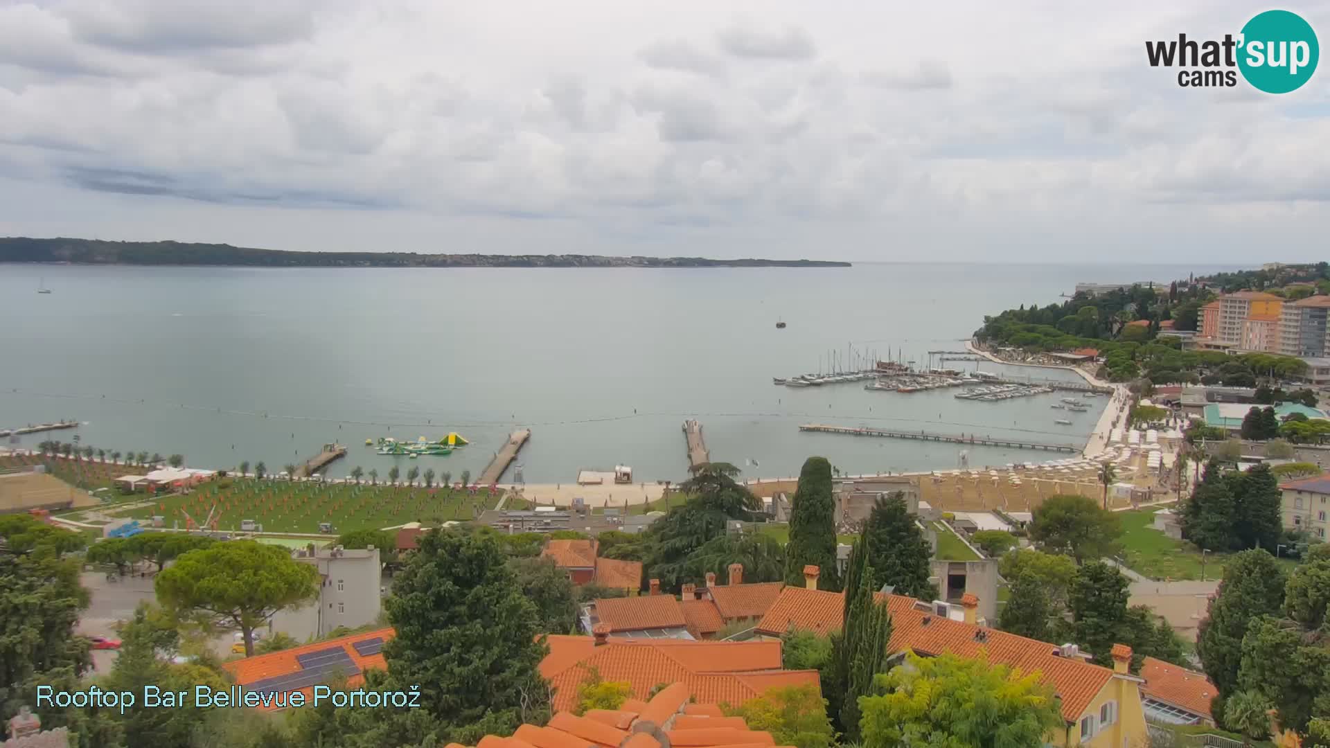 Portorož camera en vivo – Panorama Villa Bellevue