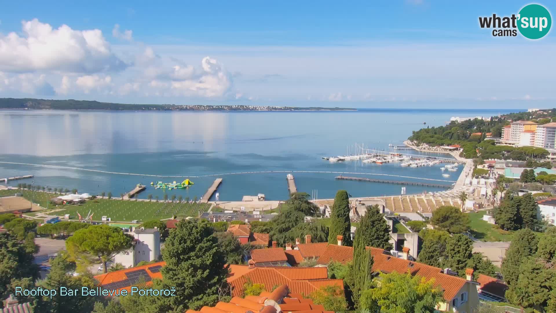 Portorož web kamera – pogled sa Villa Bellevue
