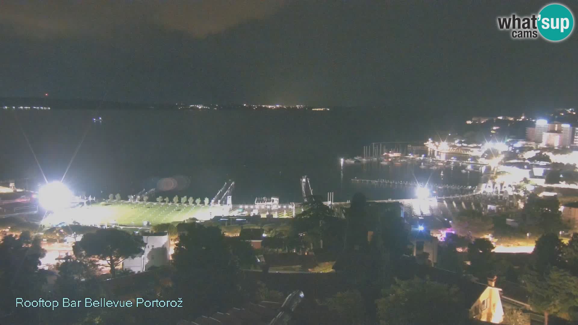 Portorož camera en vivo – Panorama Villa Bellevue