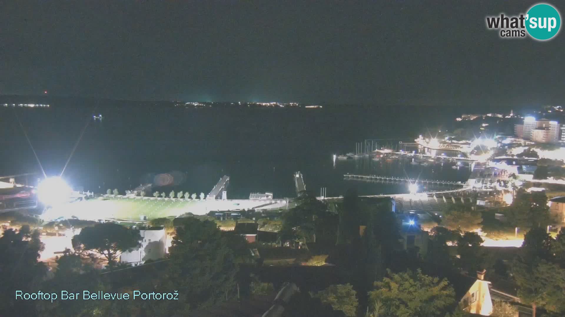 Portorož camera en vivo – Panorama Villa Bellevue