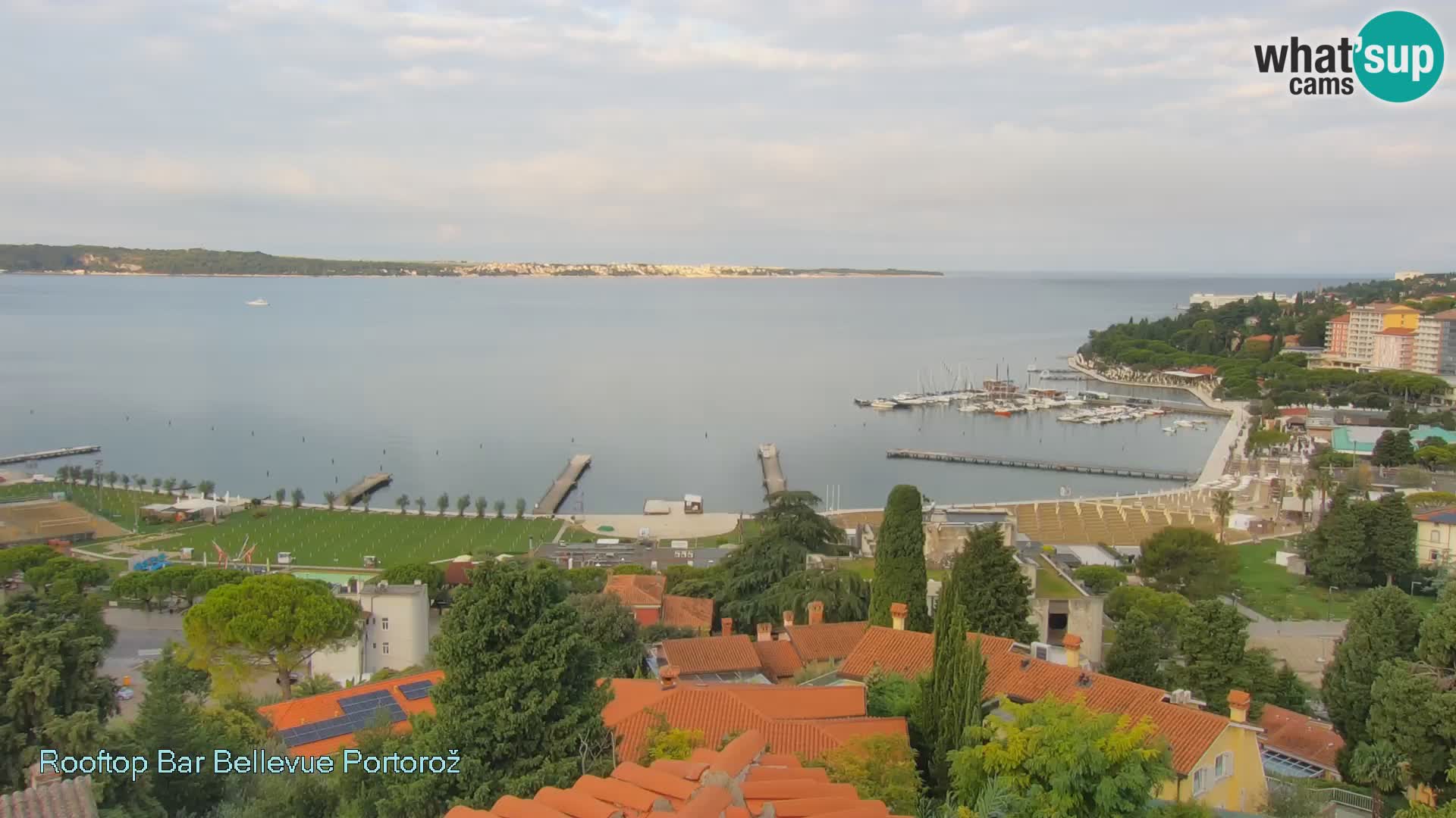 Portorož camera en vivo – Panorama Villa Bellevue