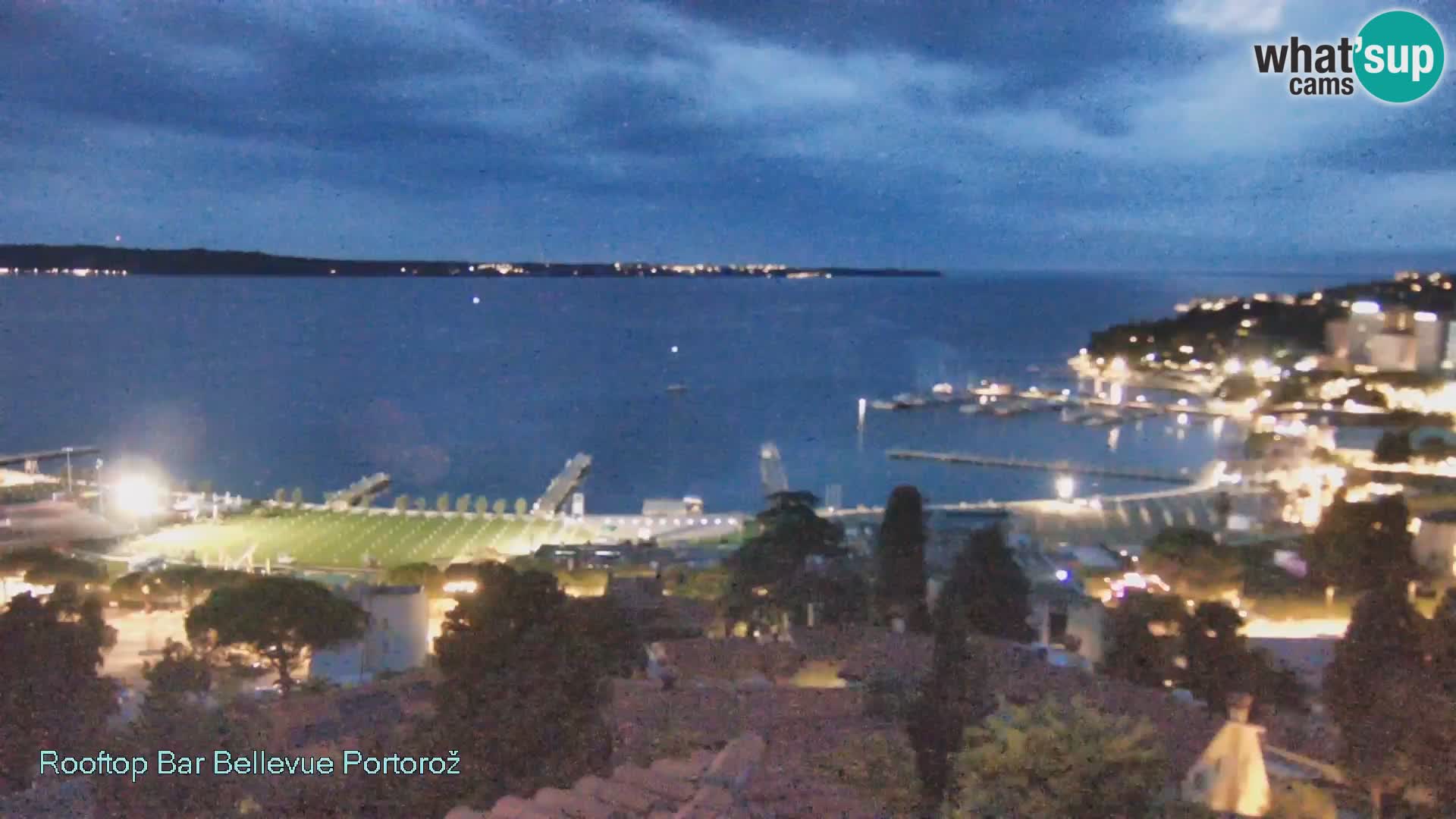 Portorož camera en vivo – Panorama Villa Bellevue