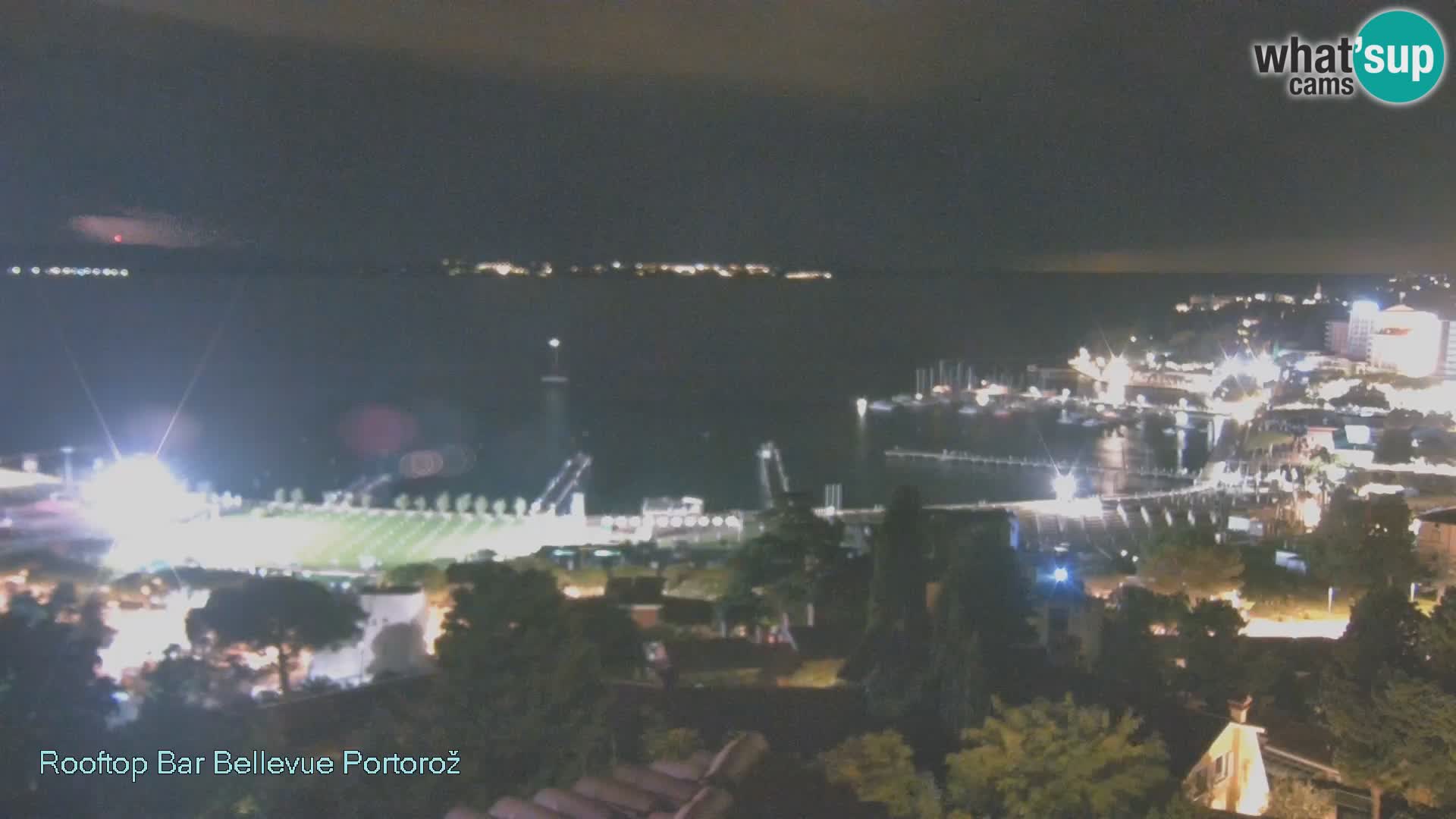 Portorož camera en vivo – Panorama Villa Bellevue
