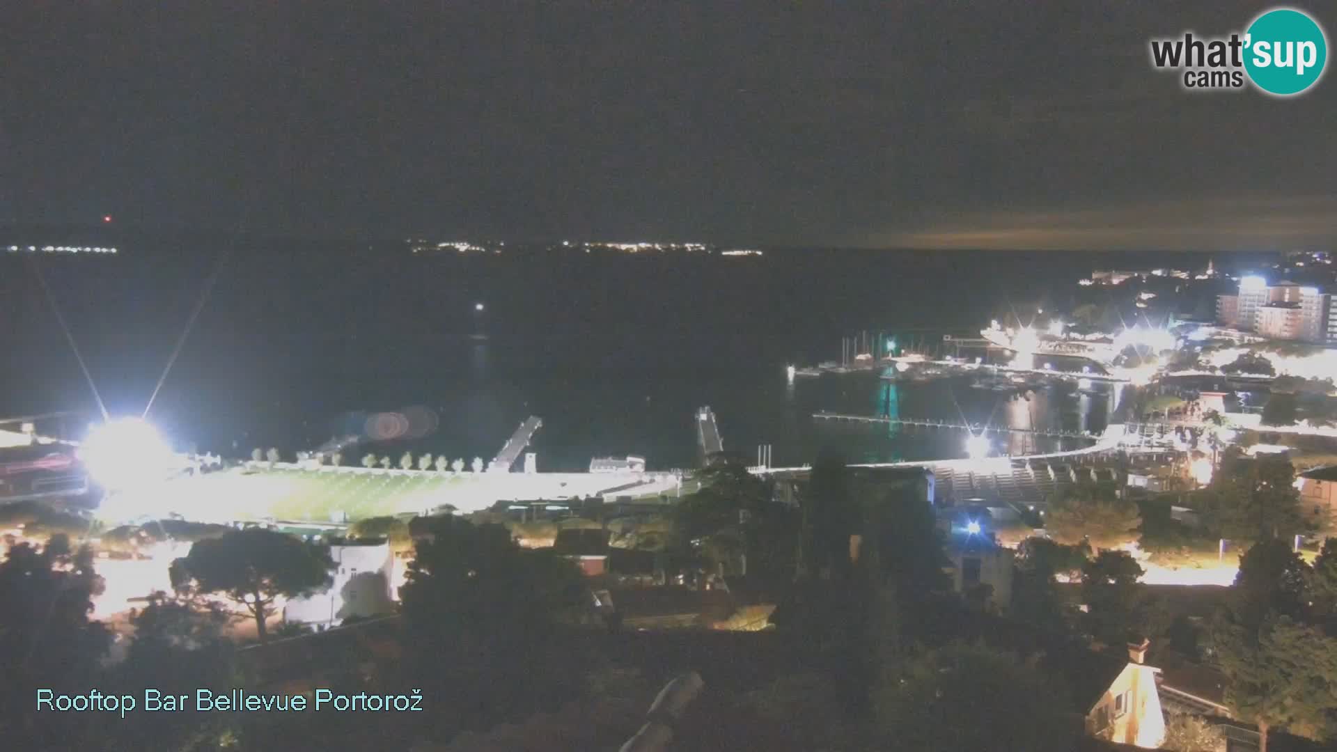 Portorož camera en vivo – Panorama Villa Bellevue