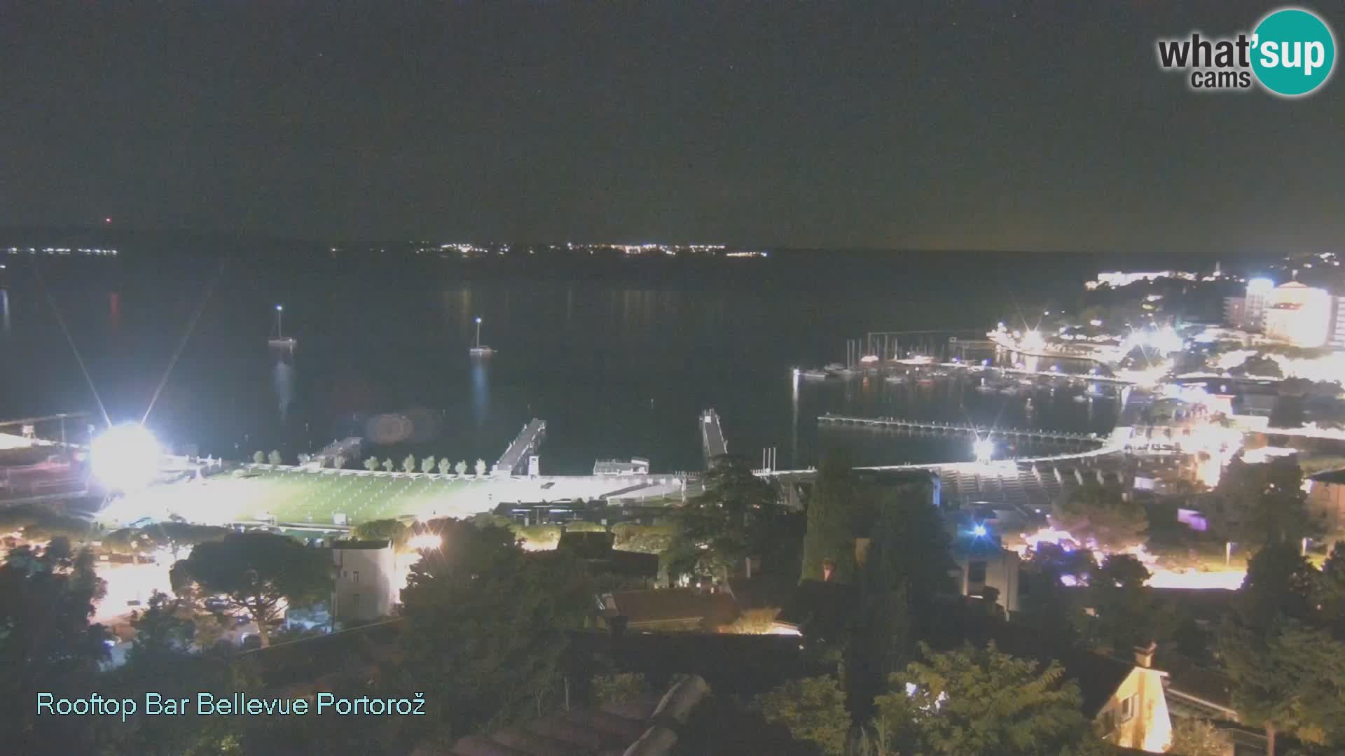Portorož camera en vivo – Panorama Villa Bellevue