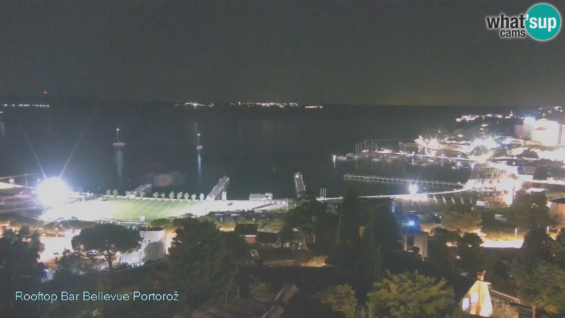 Portorož camera en vivo – Panorama Villa Bellevue