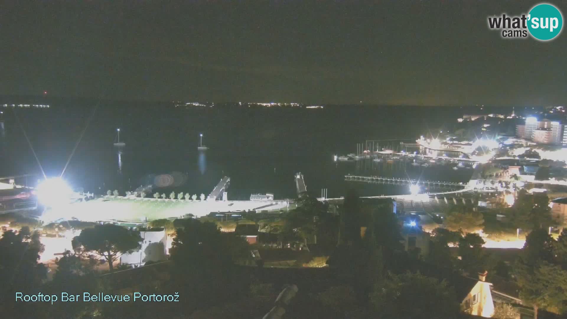 Portorož camera en vivo – Panorama Villa Bellevue