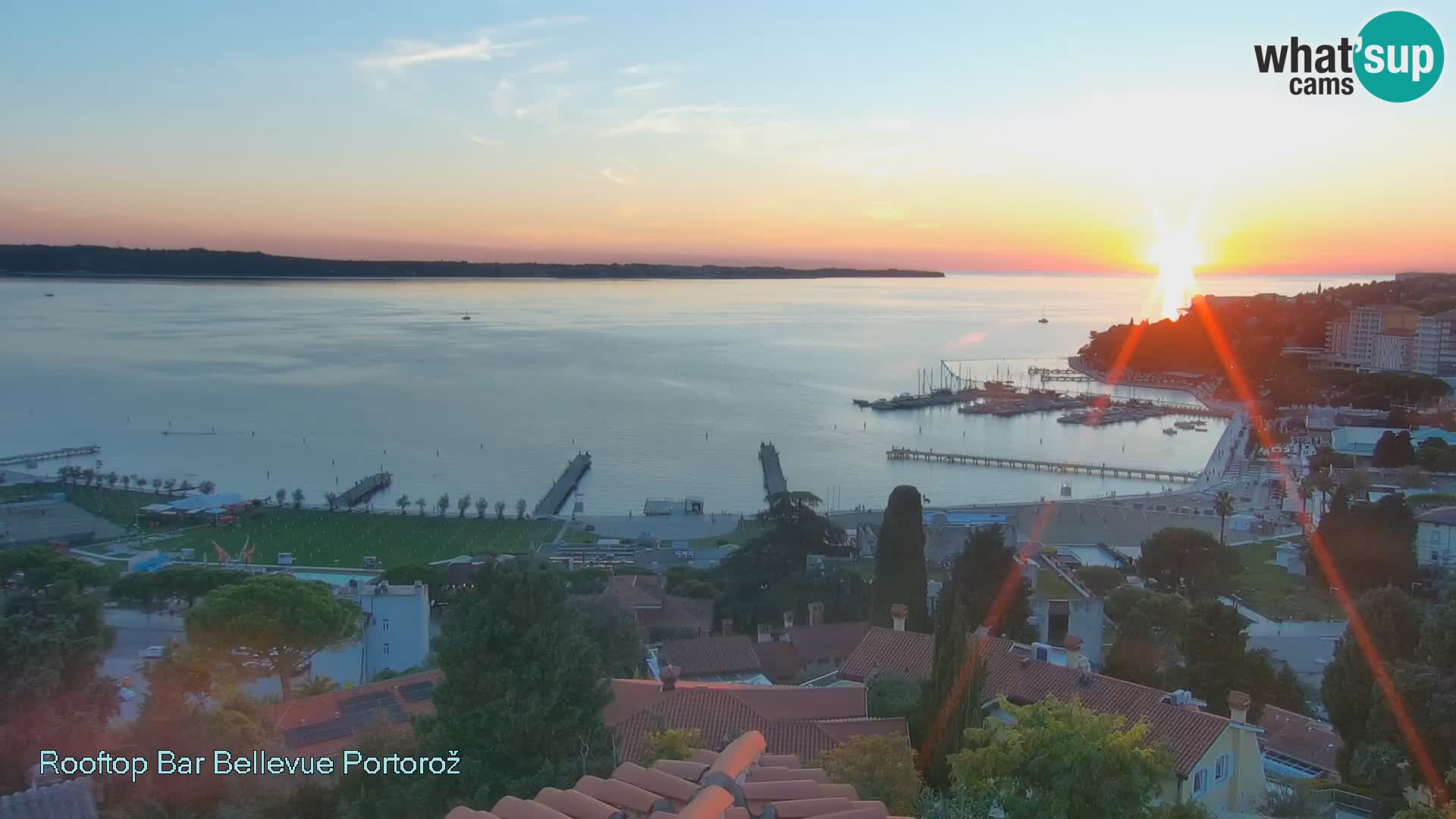 Portorož camera en vivo – Panorama Villa Bellevue