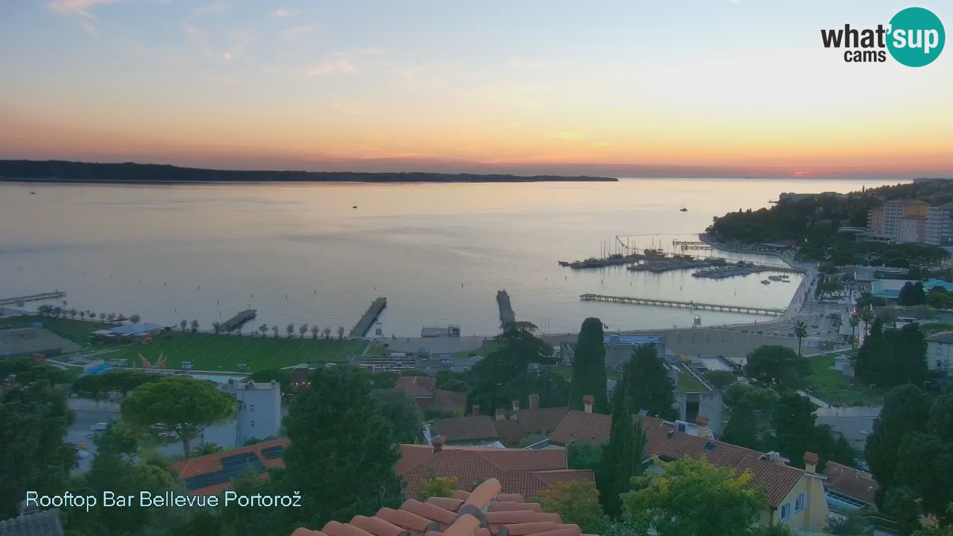 Portorož web kamera – pogled sa Villa Bellevue
