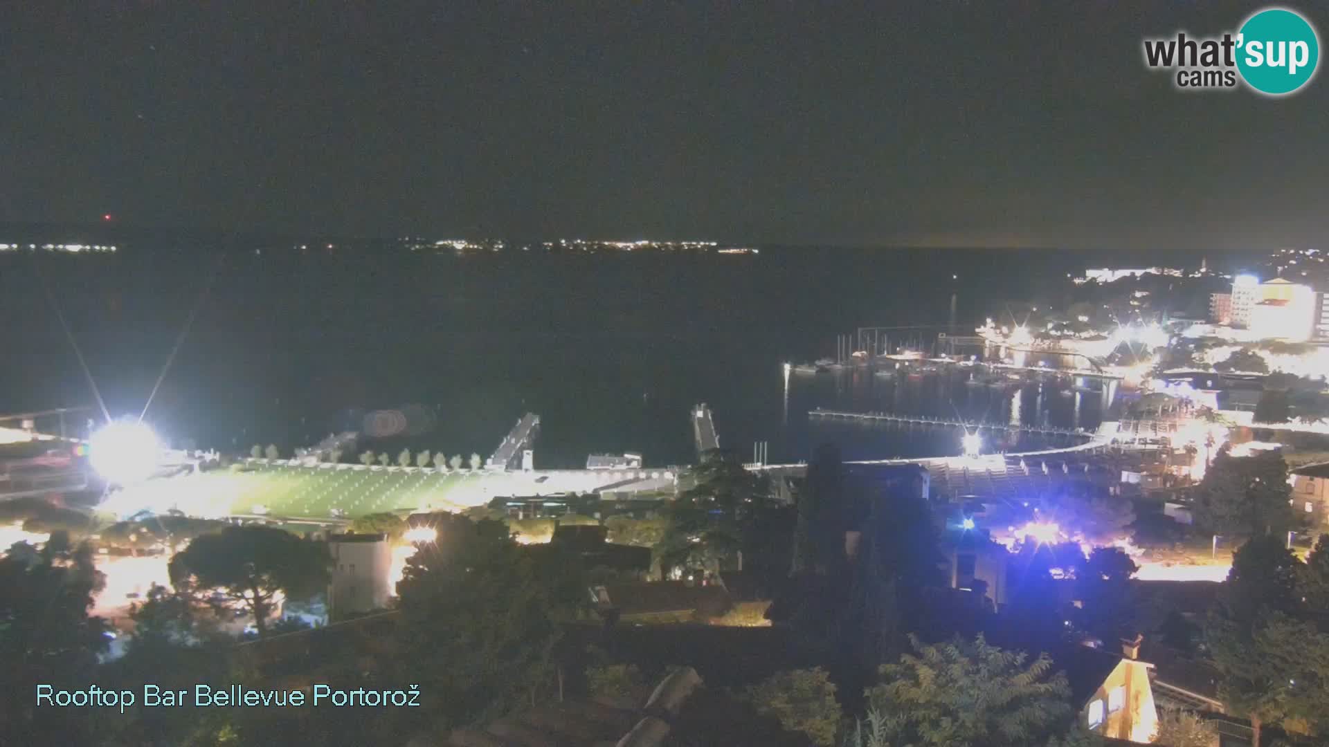 Portorož web kamera – pogled sa Villa Bellevue