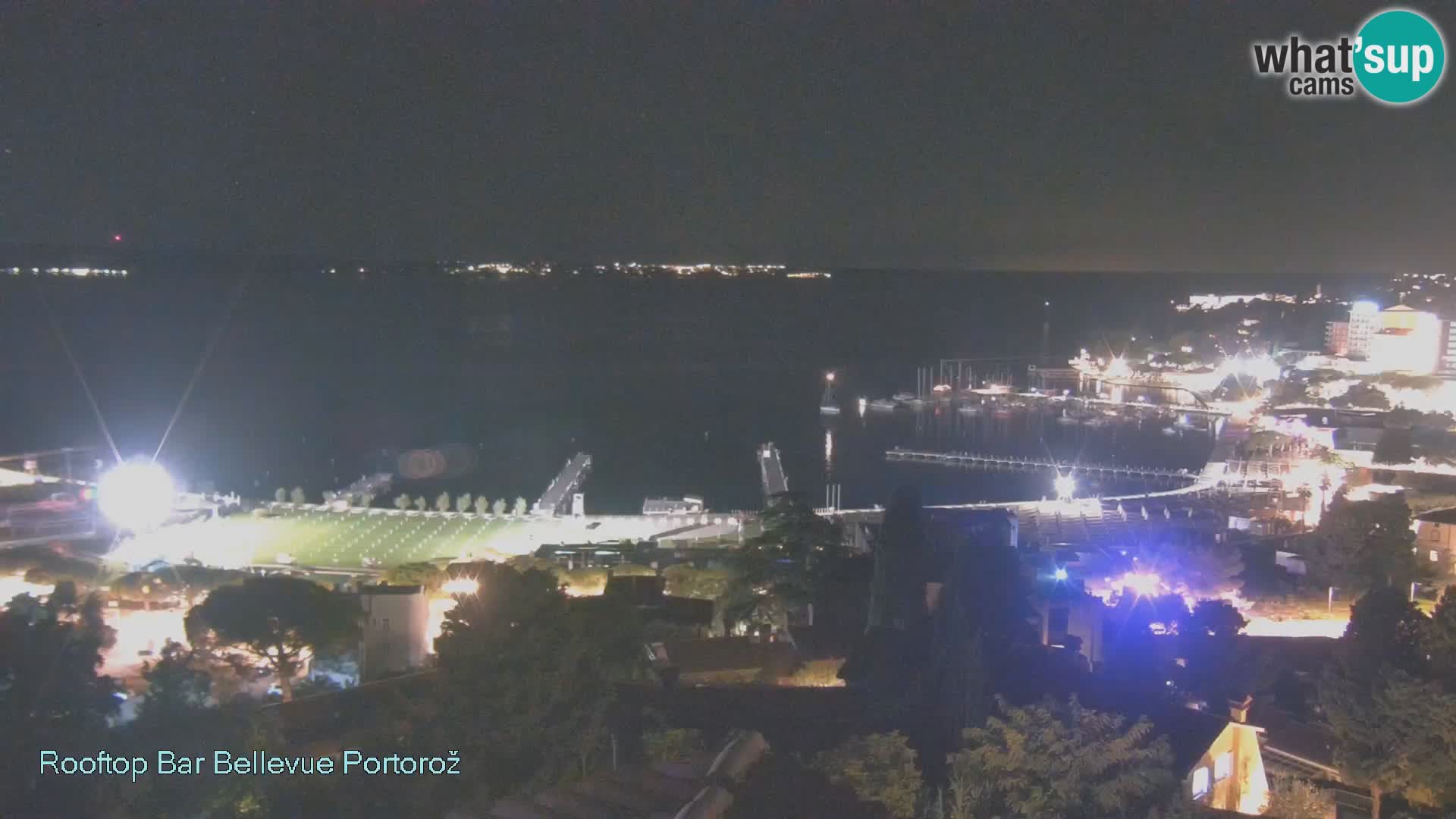 Portorož camera en vivo – Panorama Villa Bellevue
