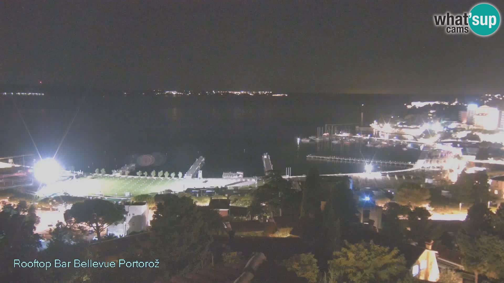 Portorož web kamera – pogled sa Villa Bellevue