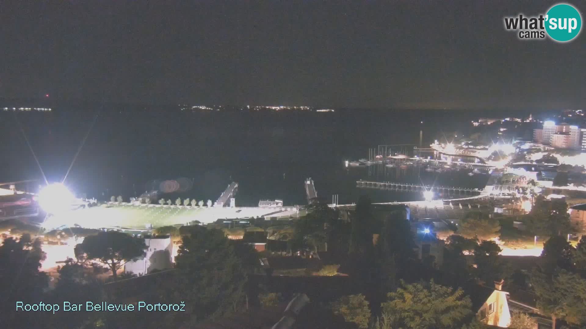 Portorož web kamera – pogled sa Villa Bellevue