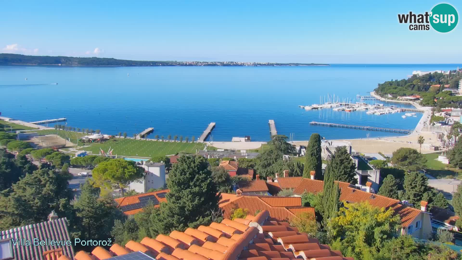 Webcam Portorož – Panorama Villa Bellevue