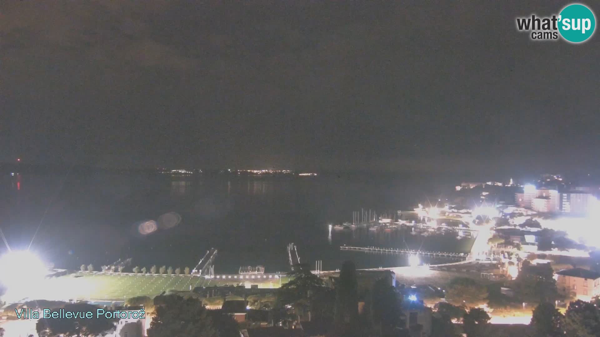 Portorož camera en vivo – Panorama Villa Bellevue
