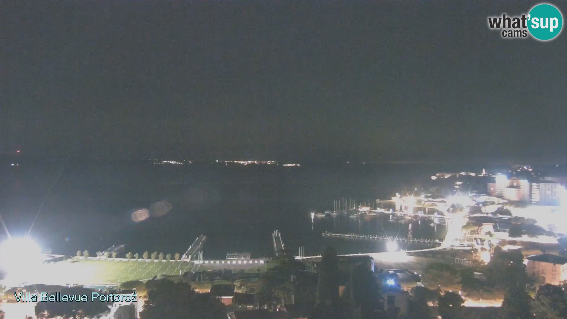 Portorož camera en vivo – Panorama Villa Bellevue
