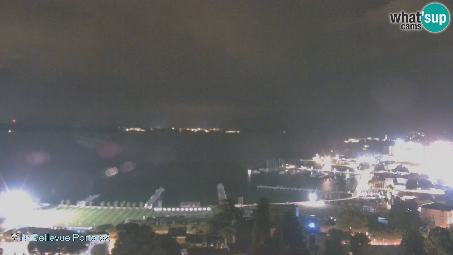 Portorož camera en vivo – Panorama Villa Bellevue