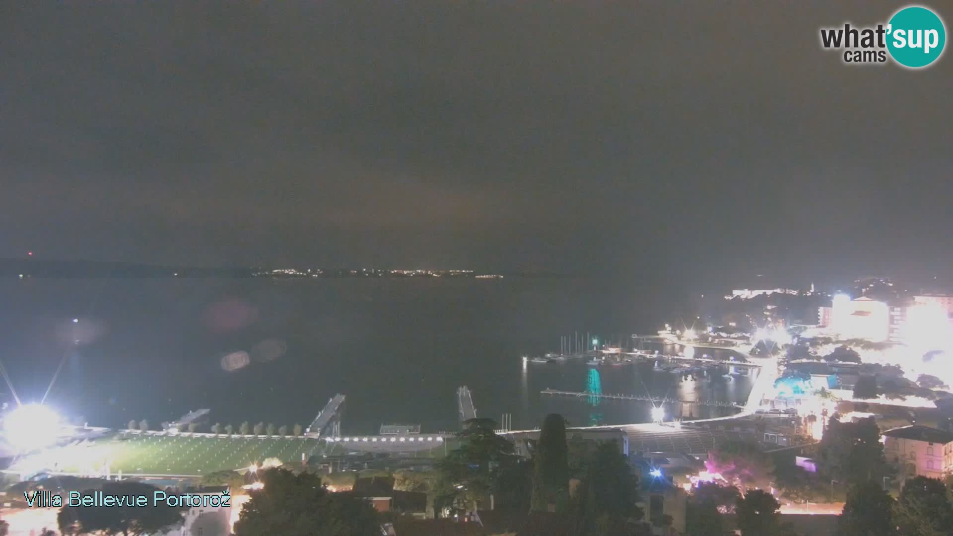 Portorož camera en vivo – Panorama Villa Bellevue