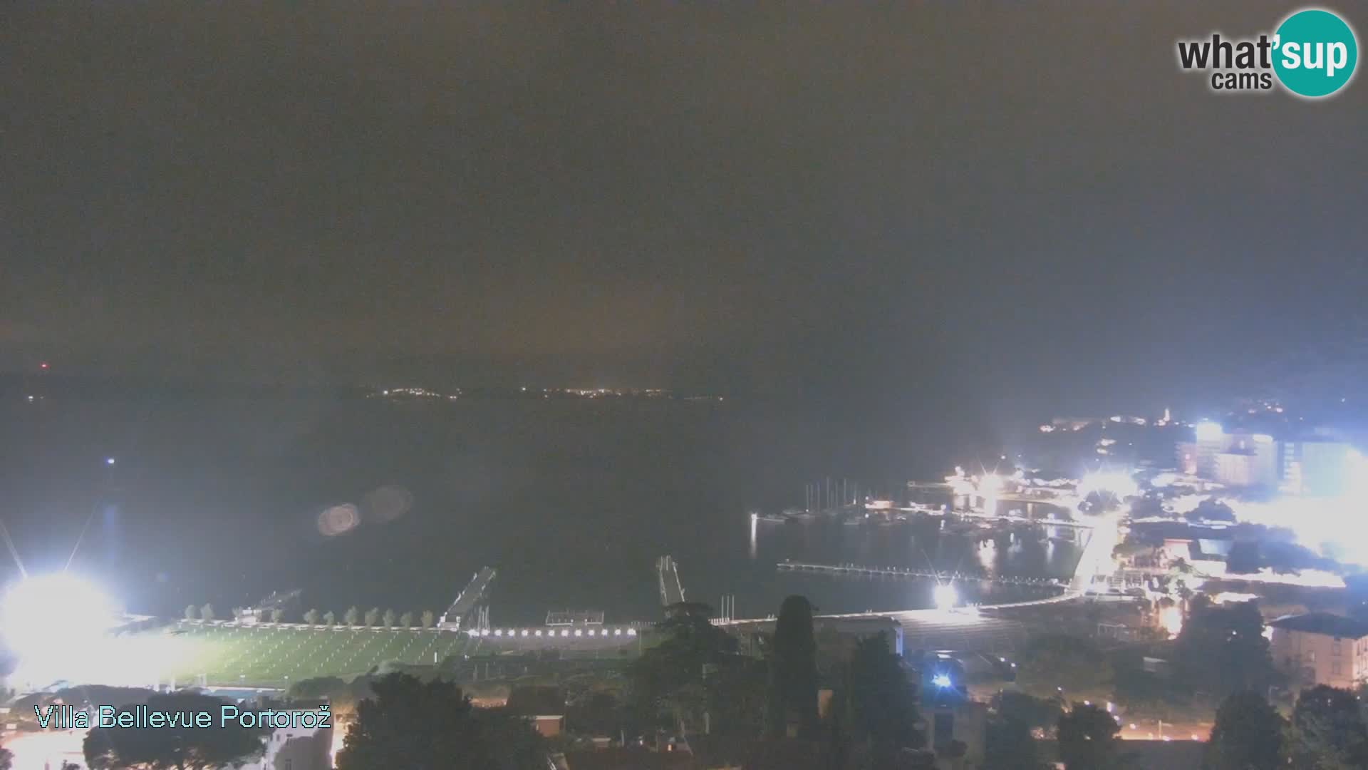 Portorož camera en vivo – Panorama Villa Bellevue