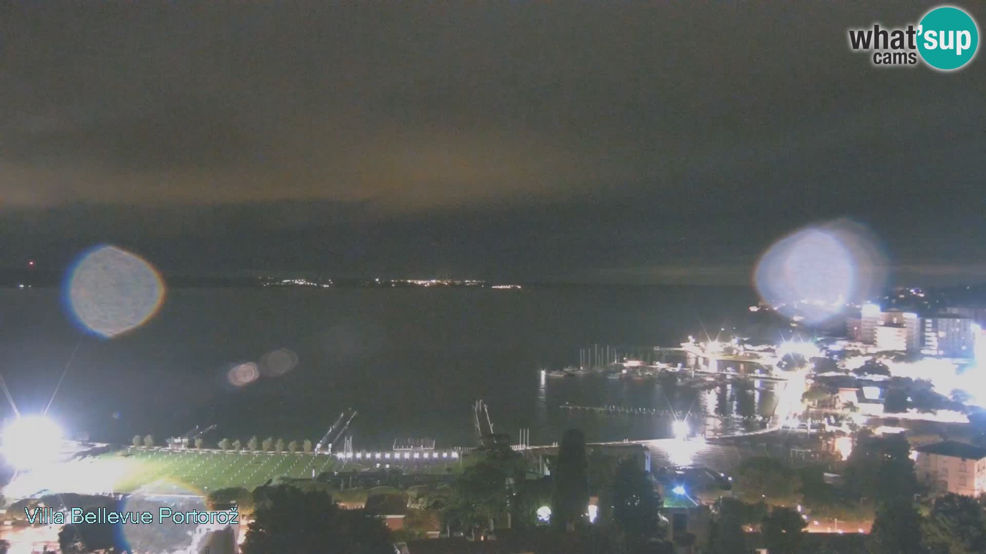 Portorož web kamera – pogled sa Villa Bellevue