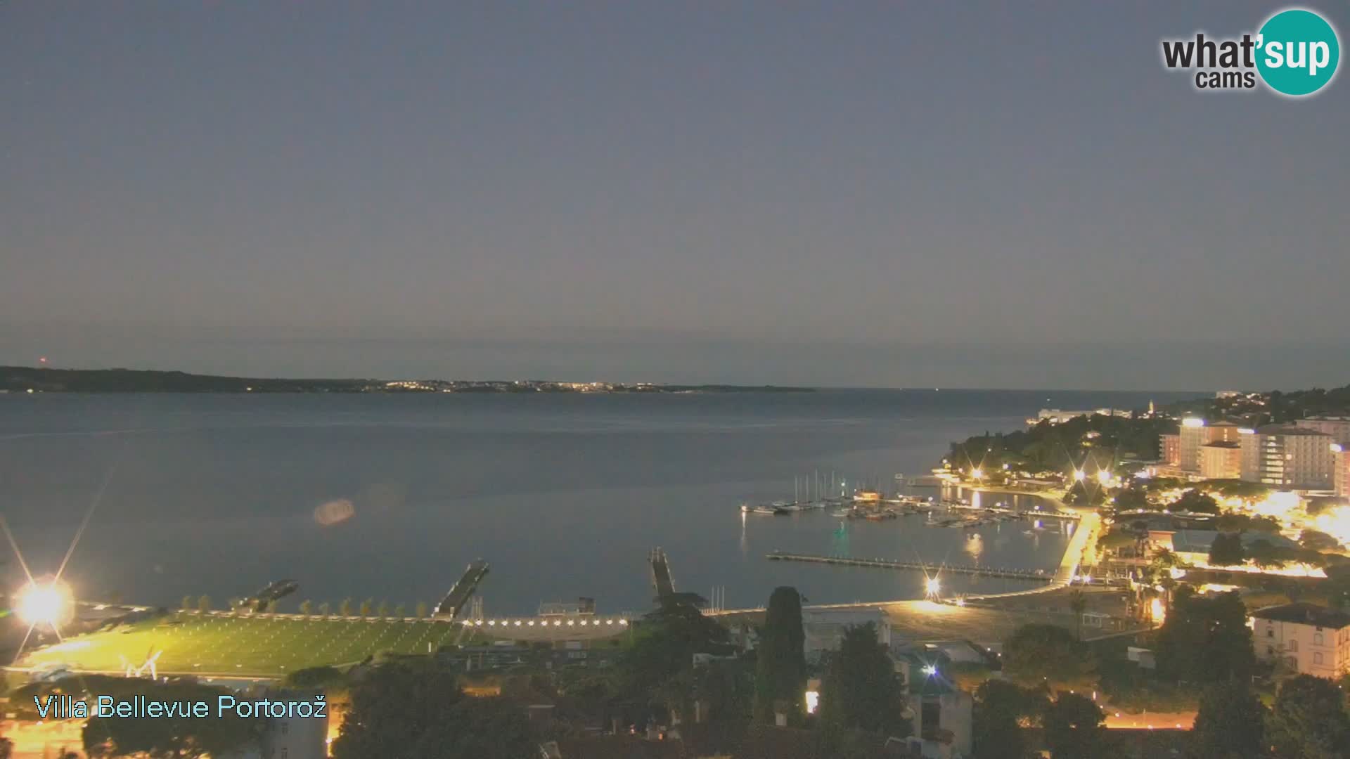 Portorož web kamera – pogled sa Villa Bellevue