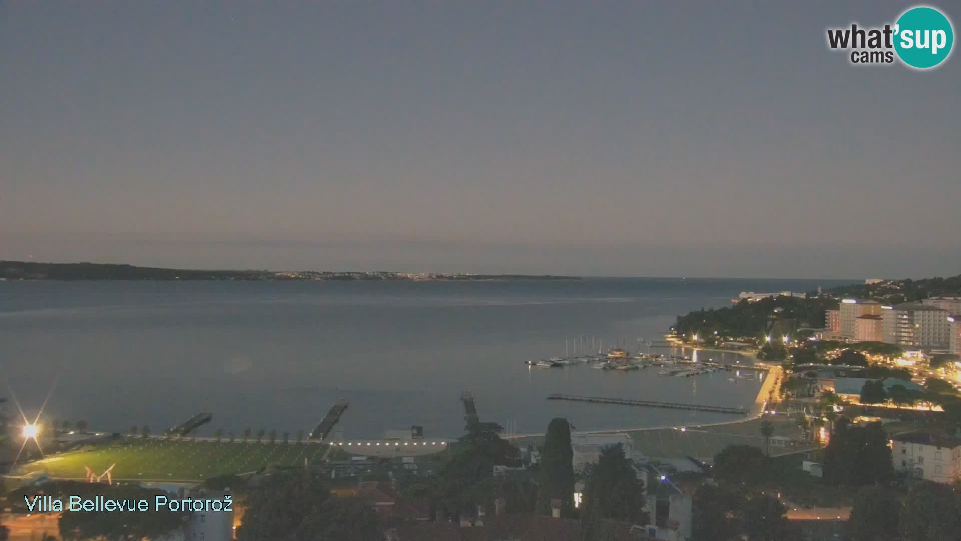 Portorož camera en vivo – Panorama Villa Bellevue
